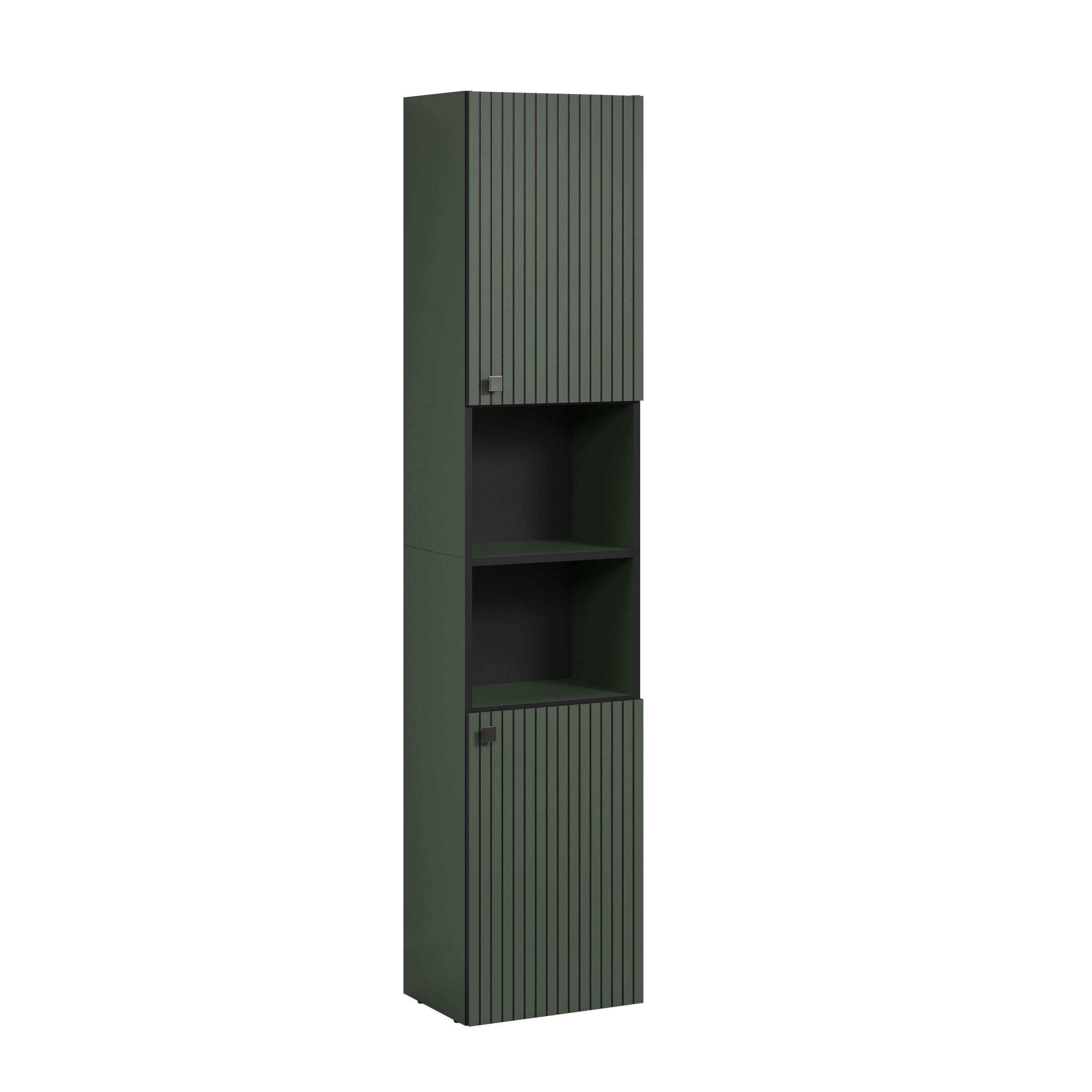 trendteam Hochschrank (Hochschrank) Badschrank Badhochschrank 40 x 186 x 31 cm