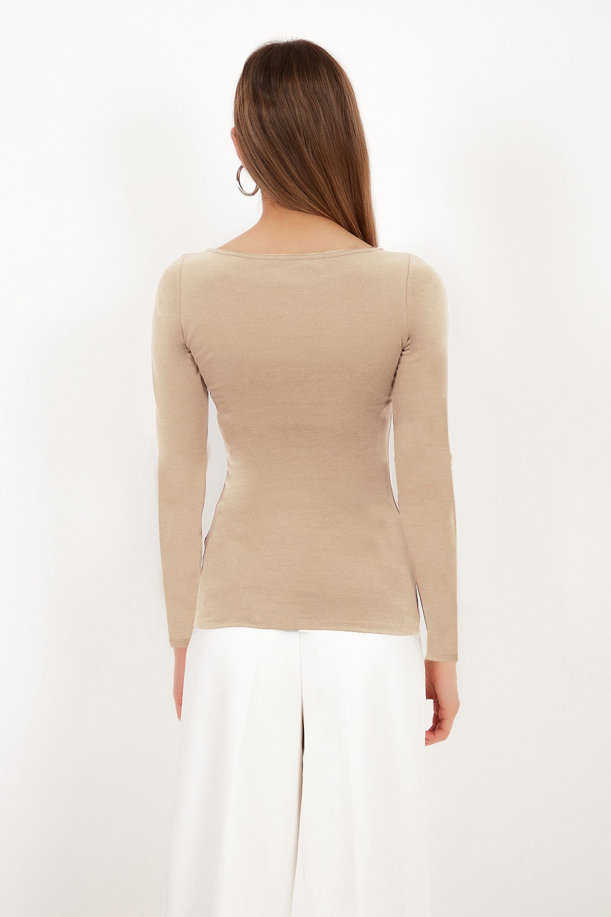 Vivienne Fashion Langarmshirt Hochwertige Modal Langarmshirt günstig online kaufen