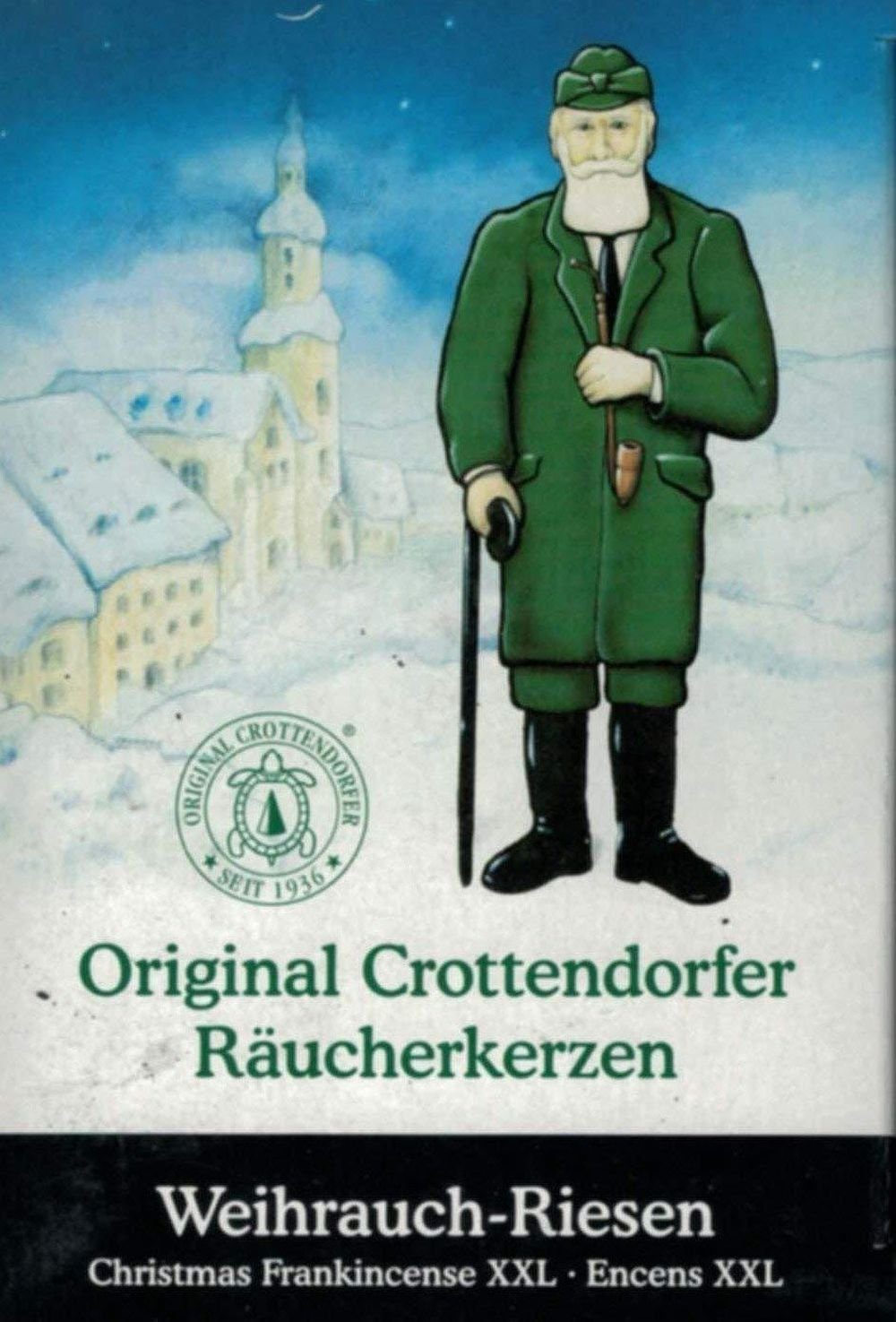 Crottendorfer Räuchermännchen - Weihrauch Riesen Päckchen Packung - 20er 6 XXL