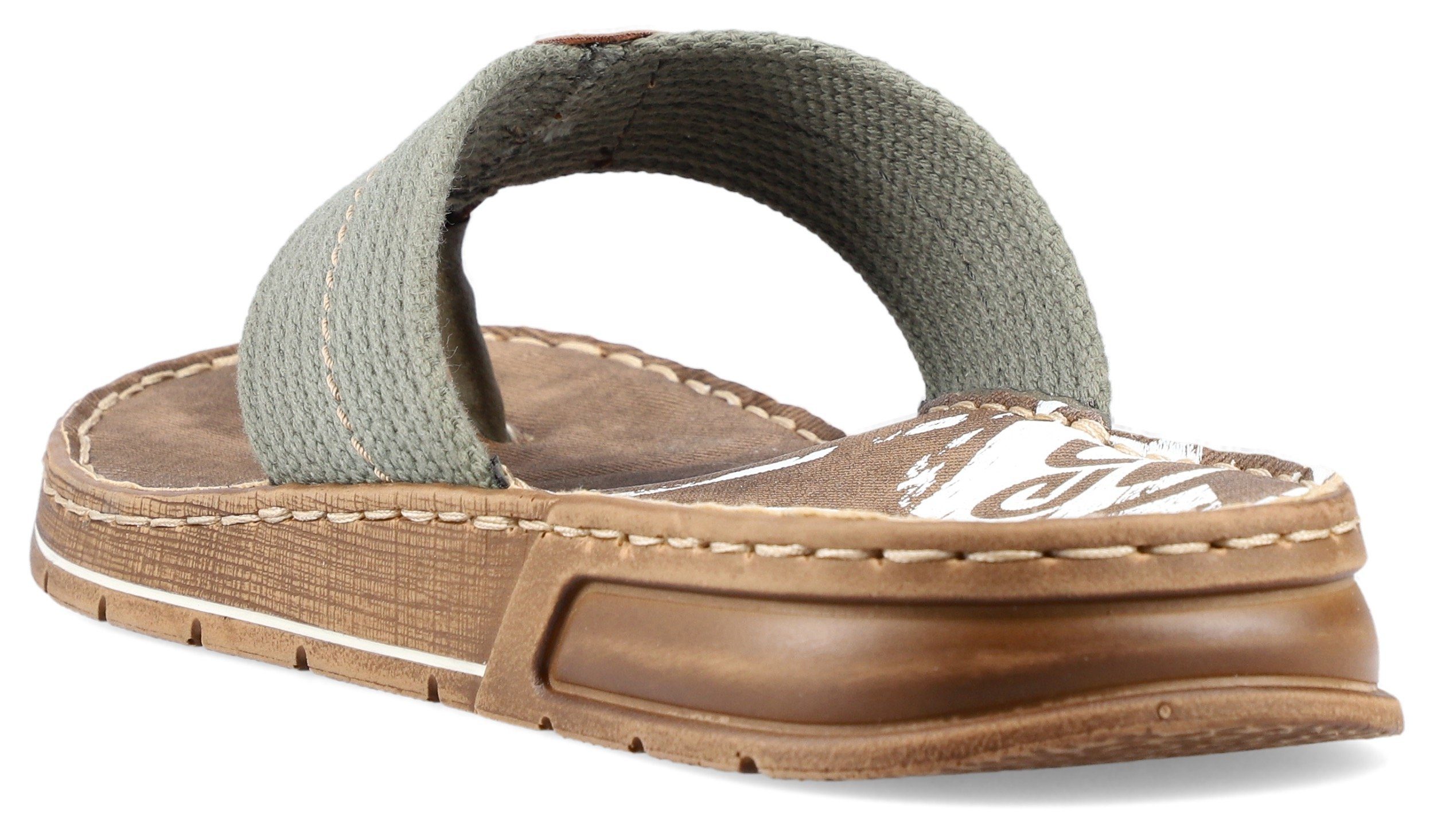 Rieker Zehentrenner, Sommerschuh, Schlappen, Poolslides, Badeschuh, günstig online kaufen
