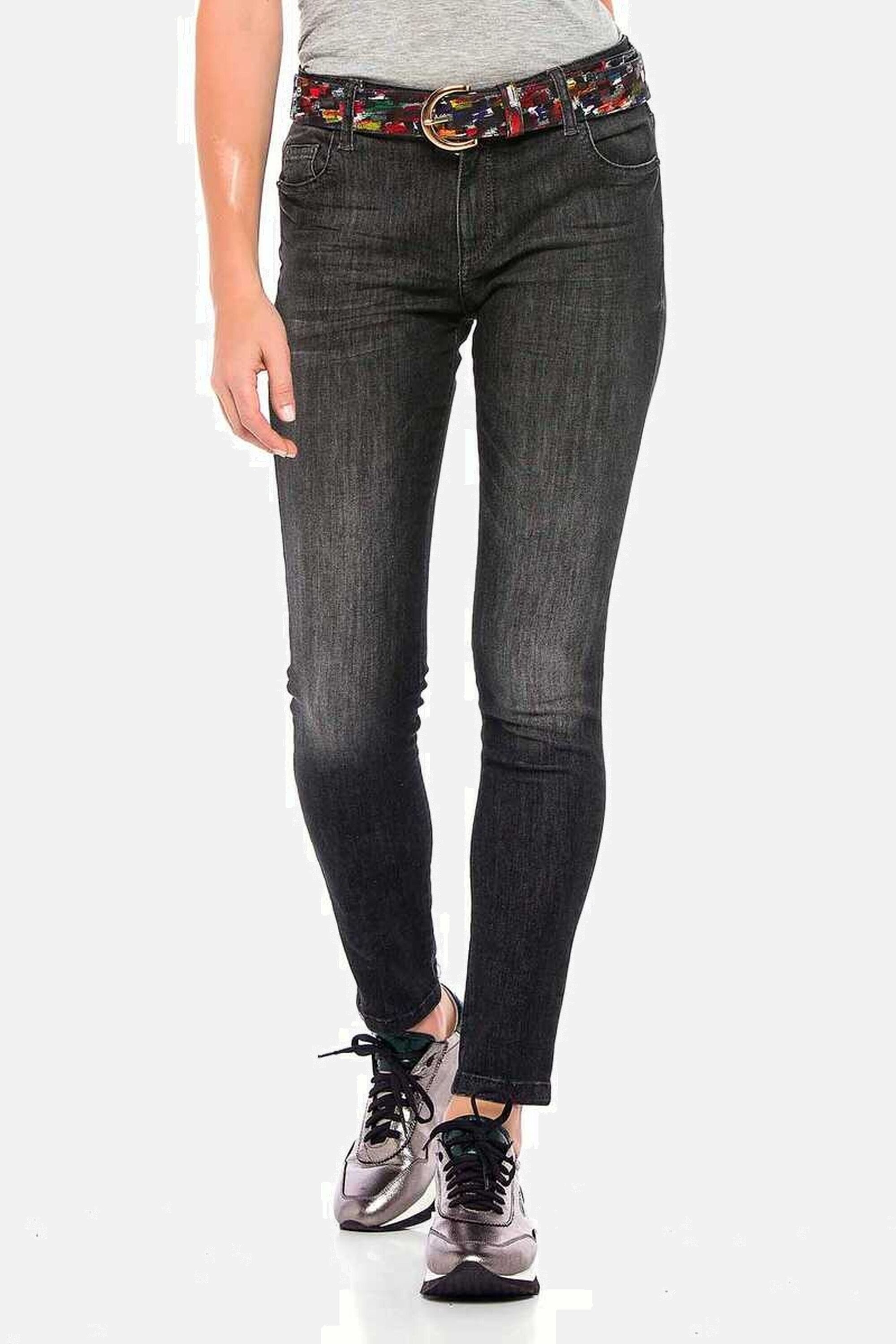 Cipo & Baxx 7/8-Jeans Jeans Aus hochwertigen Materialien, WD394
