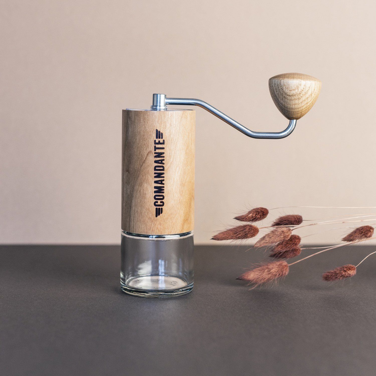 Comandante Kaffeemühle C40 MK4 Nitro Blade American Cherry, Kegelmahlwerk