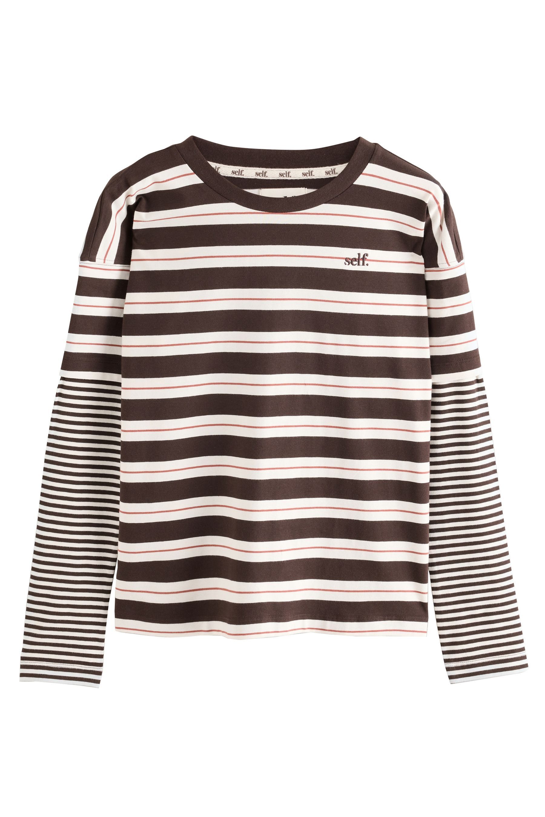 self 2-in-1-Shirt self. T-Shirt im Lagenlook (1-tlg)