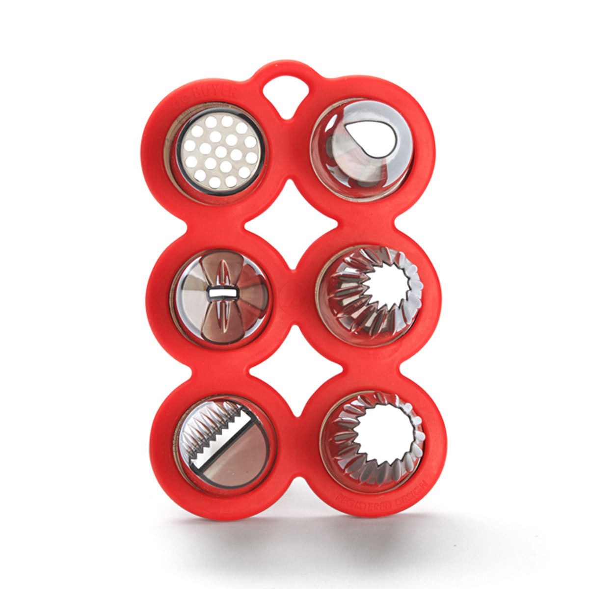 de Buyer Feindosierspritze Le Tube, Tüllen-Set Kreativ 6-teilig - Tritan