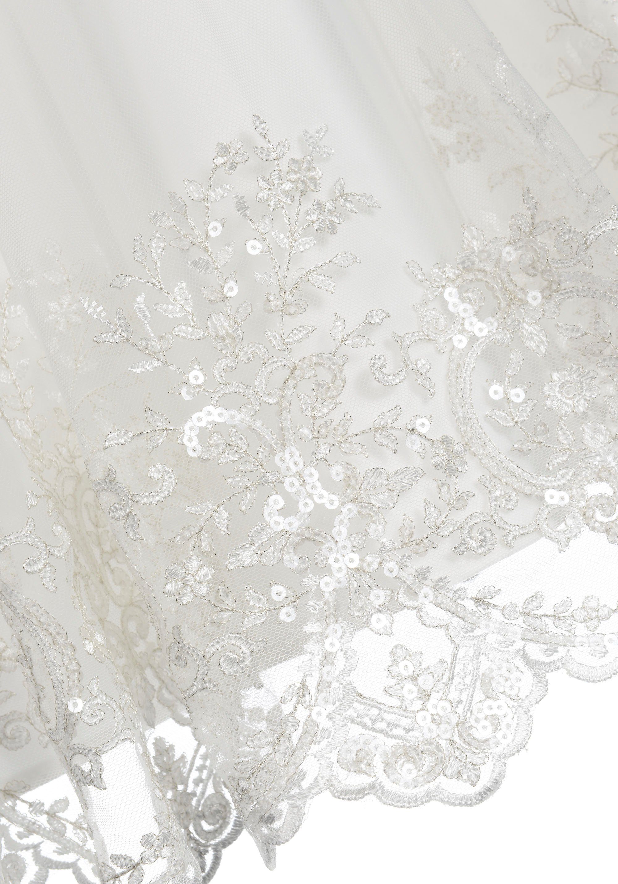 happy girls Taufkleid mit besticktem Tüll mit Pailletten