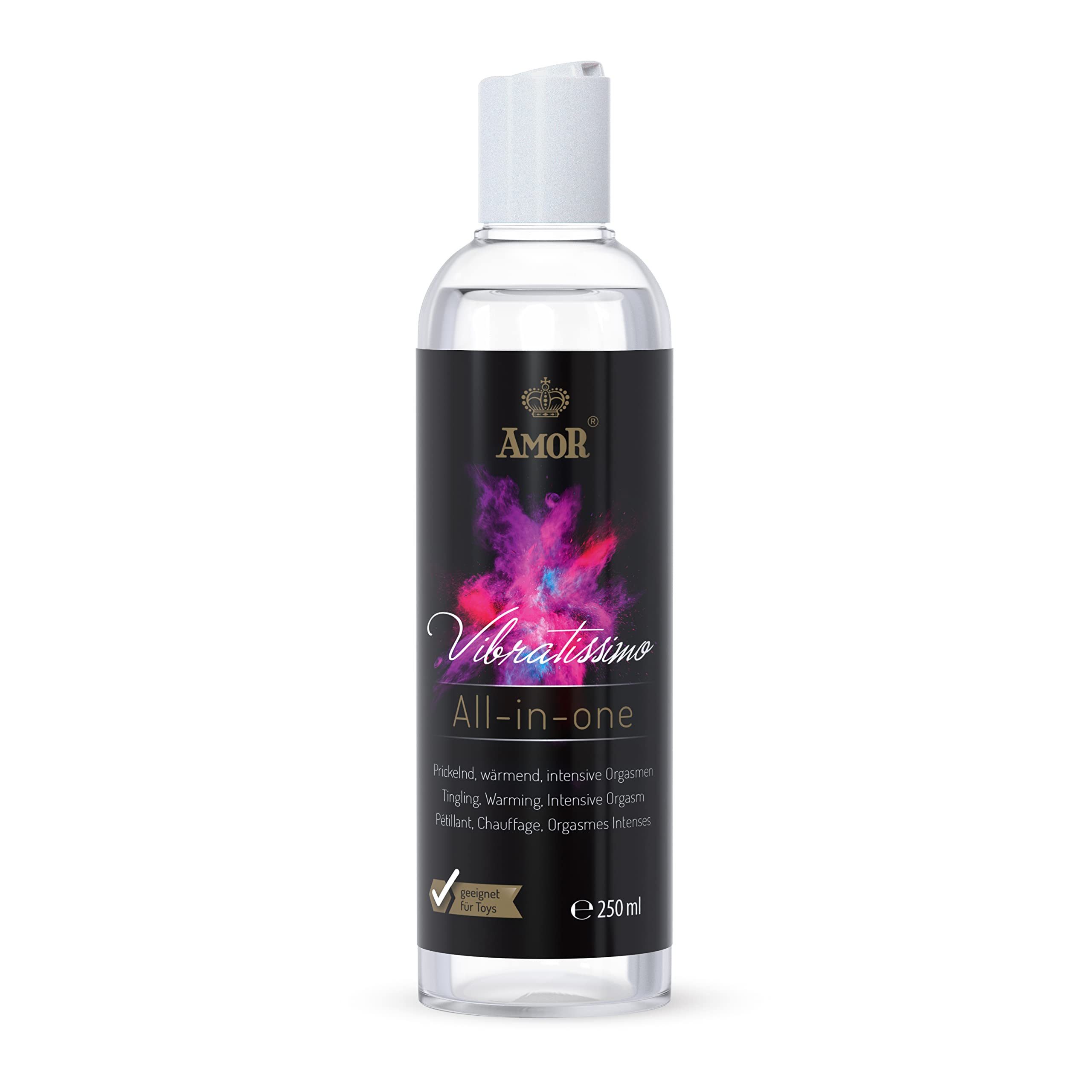 Vibratissimo Gleitgel AMOR Vibratissimo PlayGel, verschiedene Sorten & Größen, 1-tlg., All-in-one