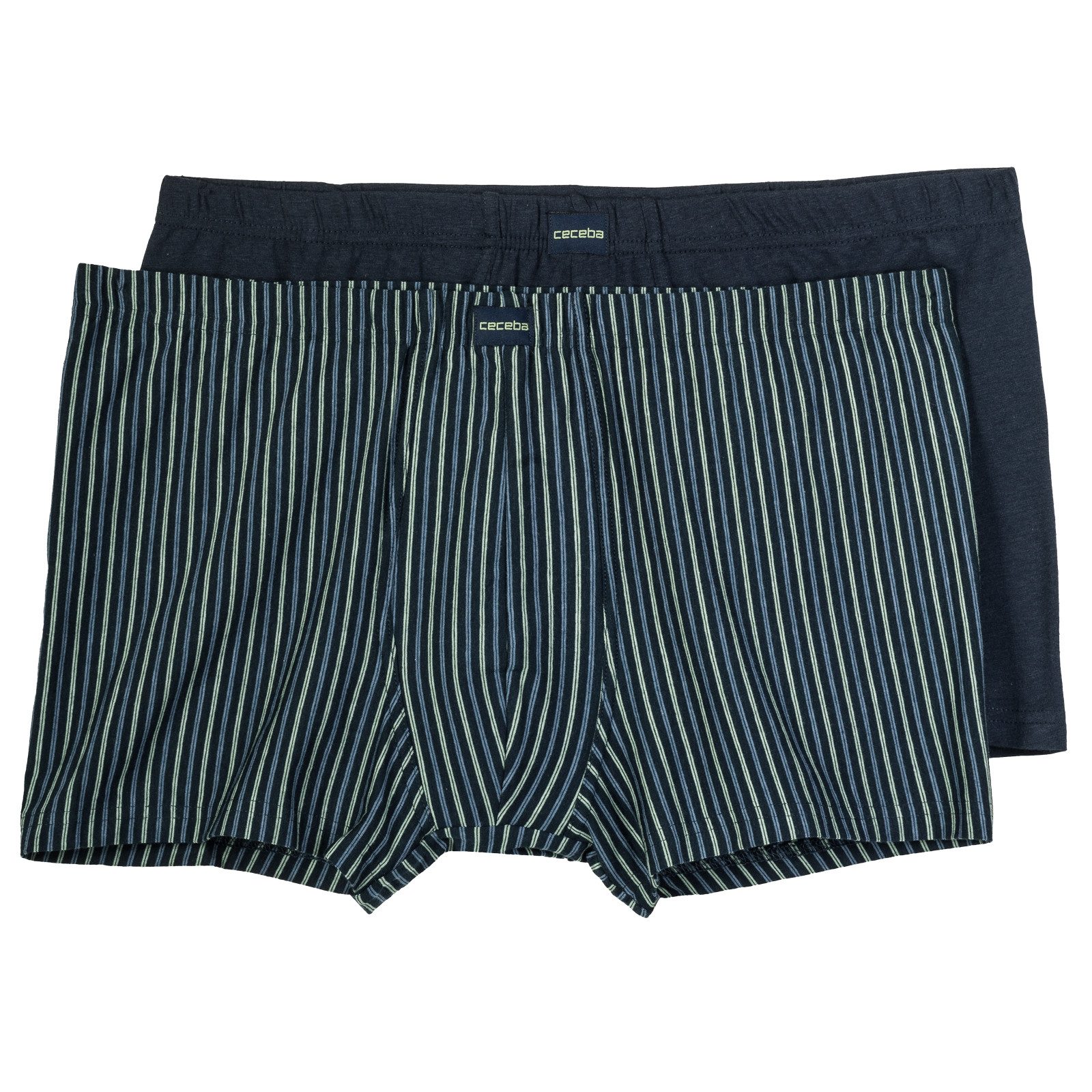 Retro Pants Ceceba XXL Pants 2er-Pack navy/grün gestreift