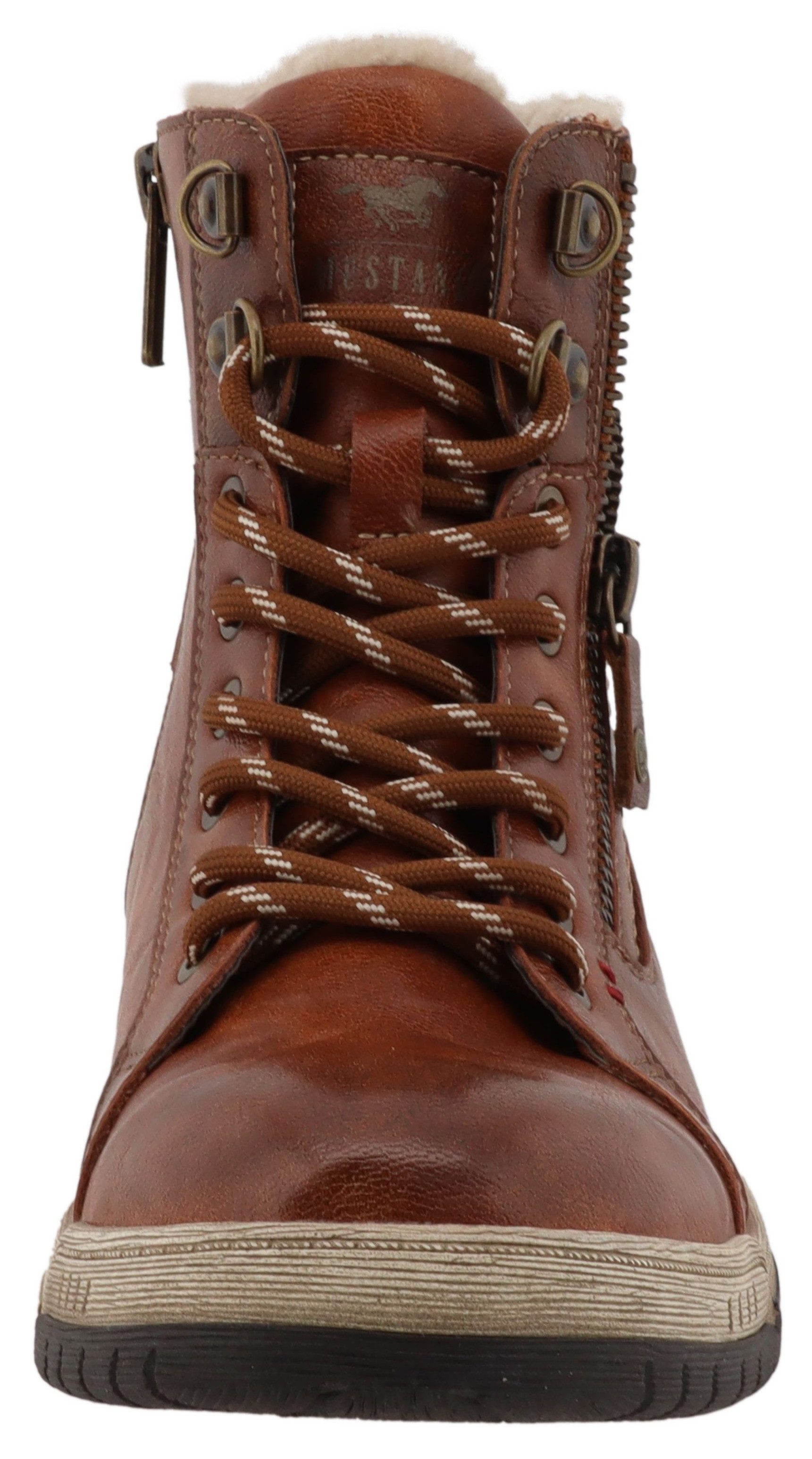 Mustang Shoes Ihana Winterboots High Top Sneaker, Winterboots mit Warmfutter und TEX
