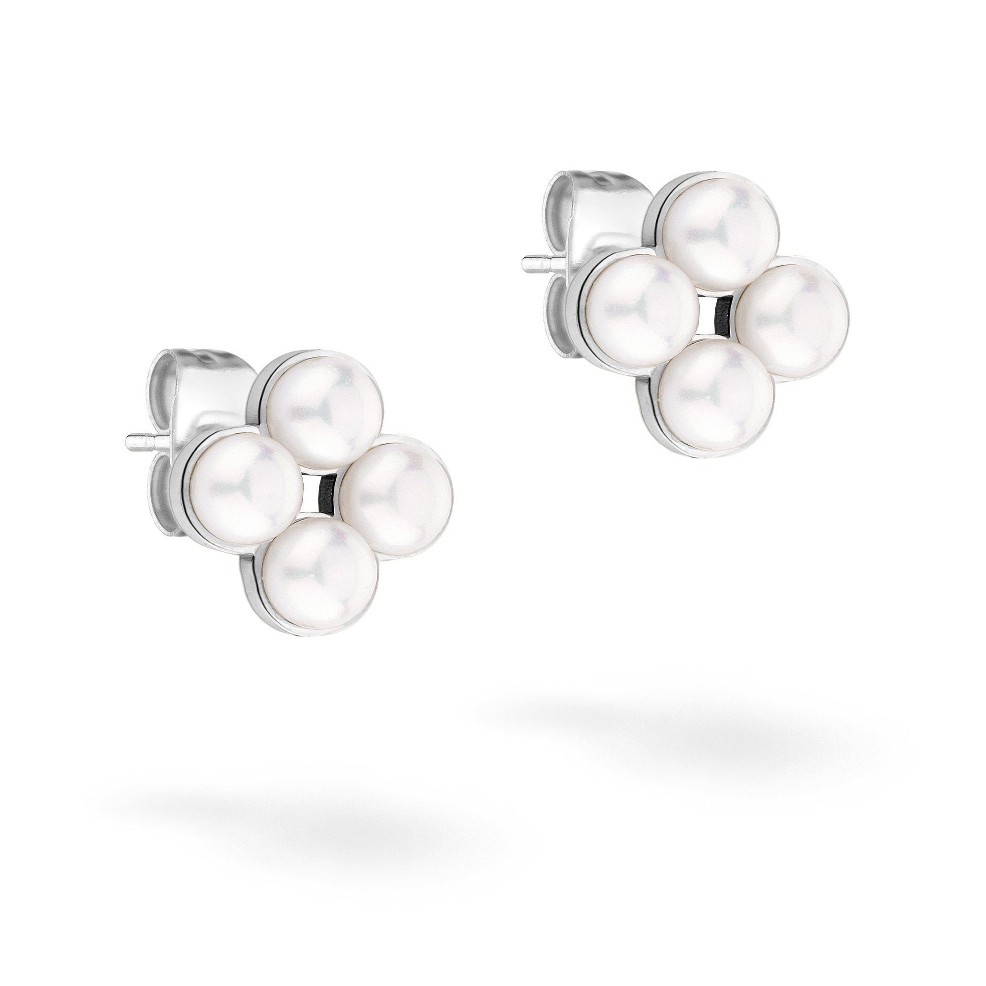 Tamaris Paar Ohrstecker The Flower Pearl Edelstahl