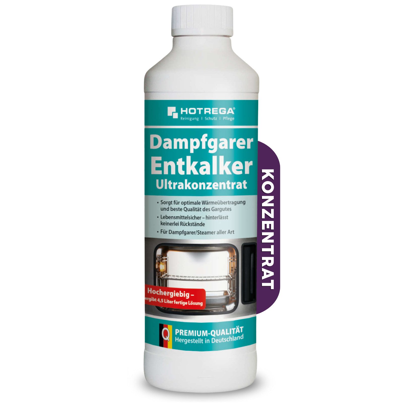 Dampfgarer Entkalker Steamer Kalklöser Spezialentkalker 500ml Konz. Kalklöser