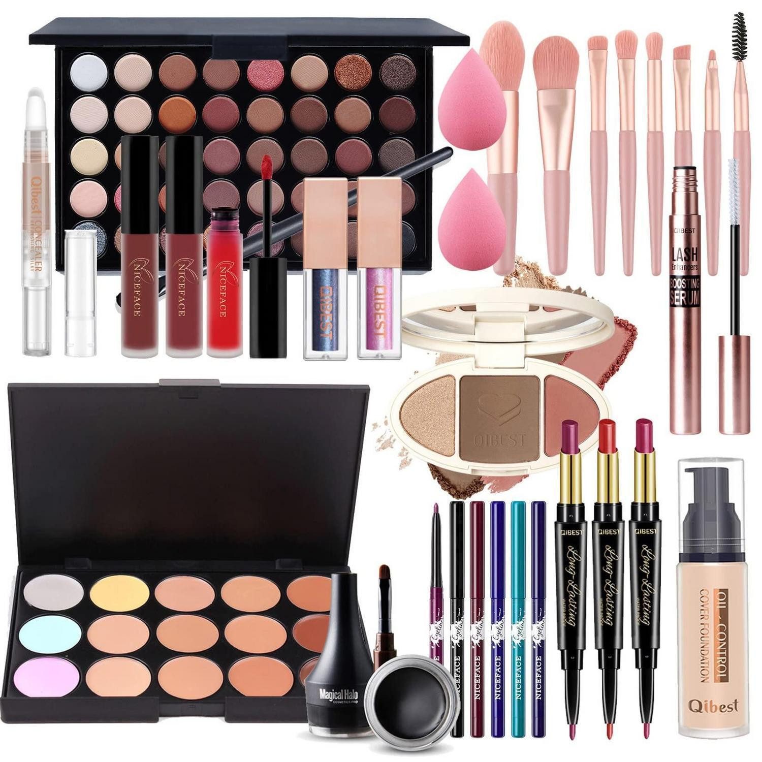 LuxusKollektion Schmink-Set Prof. Make-up Set 32tlg. mit Koffer