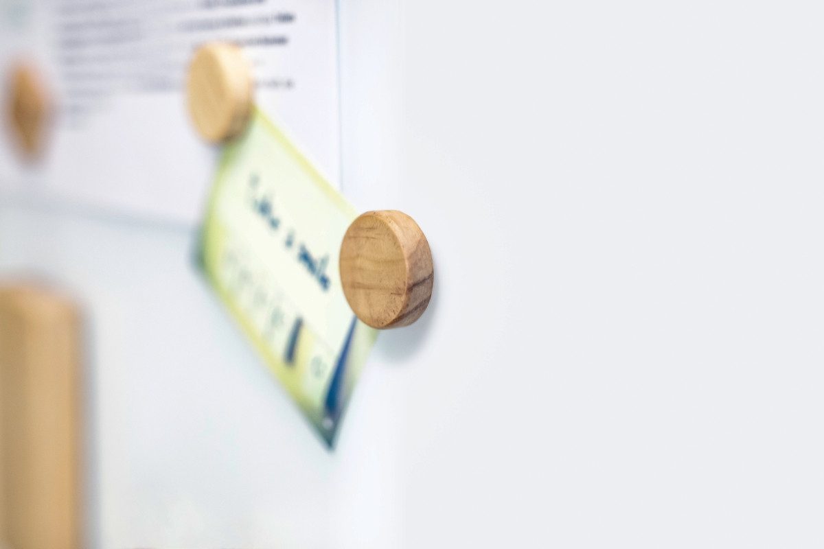 Sigel Magnet Holz-Magnet rund Pinienholz Neodymm 33x9mm VE=4 Stück