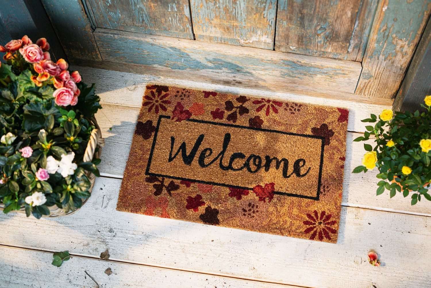 Frank Flechtwaren Fußmatte, Kokosmatte Welcome günstig online kaufen