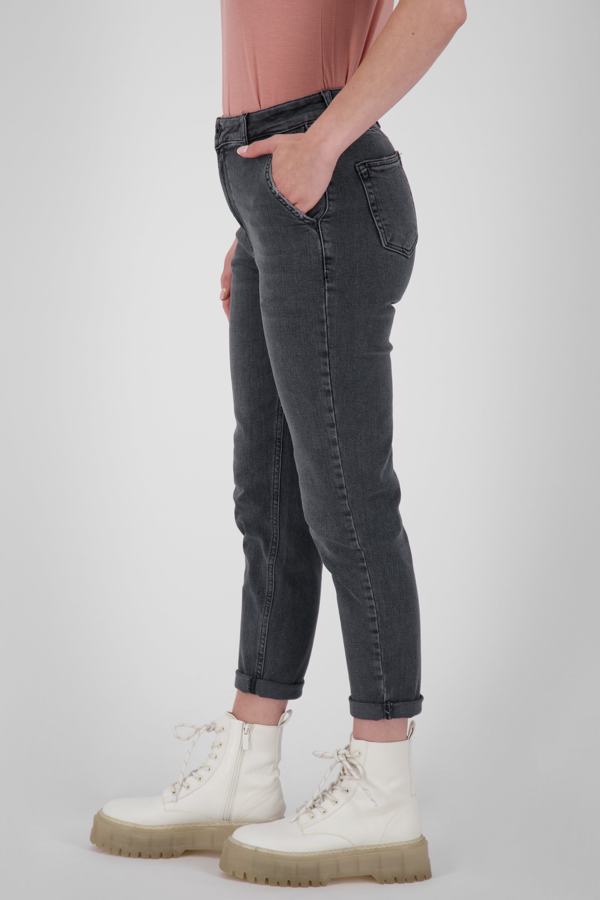 Alife & Kickin Mom-Jeans Jeanshose Damen Pants Q LaureenAK DNM