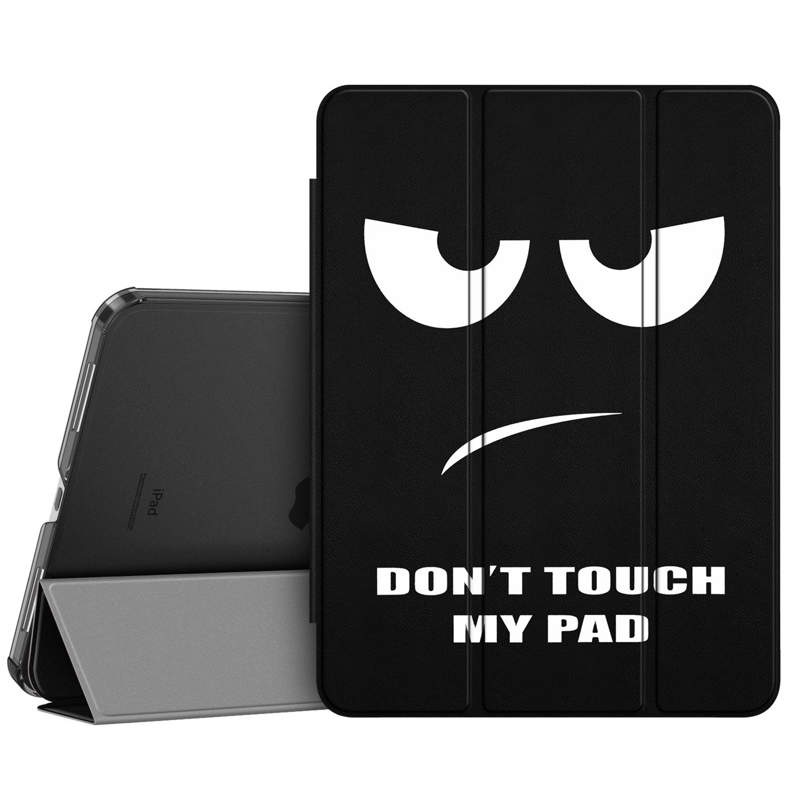 Fintie Tablet-Hülle für iPad 11. Generation 2025 (A16) 11 Zoll, iPad 10. Generation 2022 10.9 Zoll, Ultradünn Case mit transparenter Rückseite Abdeckung, Auto Schlaf/Wach