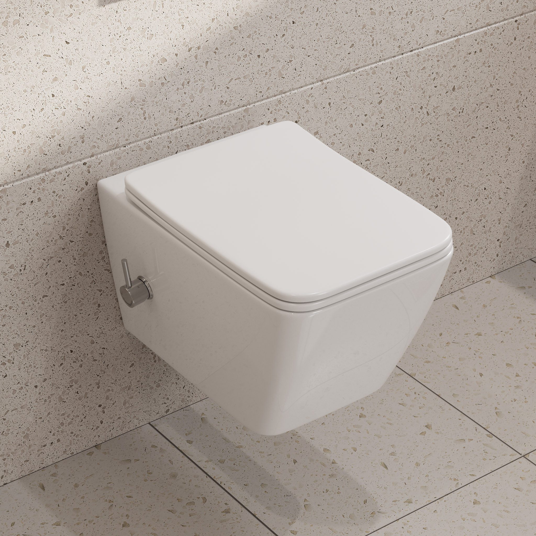 HOROW Dusch-WC Taharet -WC mit Softclose Toilettensitz, spülrandlose Toilet günstig online kaufen