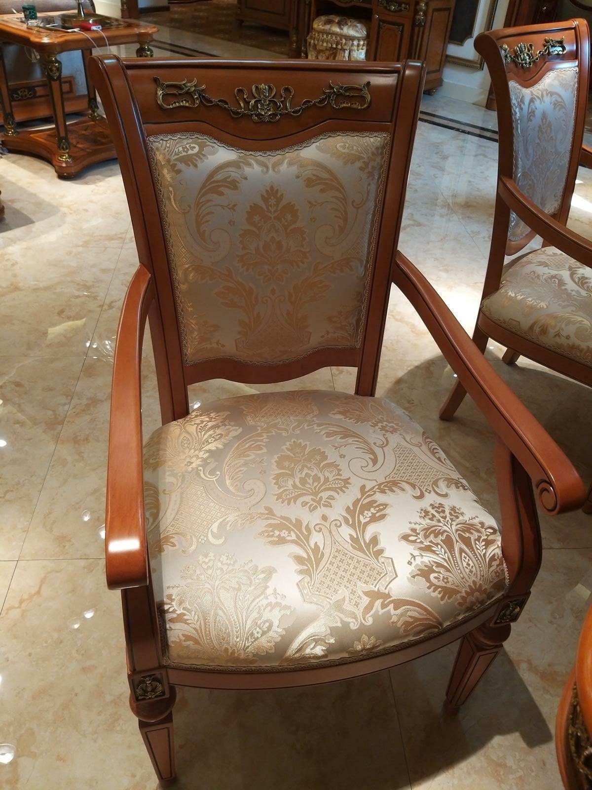 JVmoebel XXL Tische Stühlen Mega Esstisch mit 6 Essgruppe, 180cm Klasse Luxus