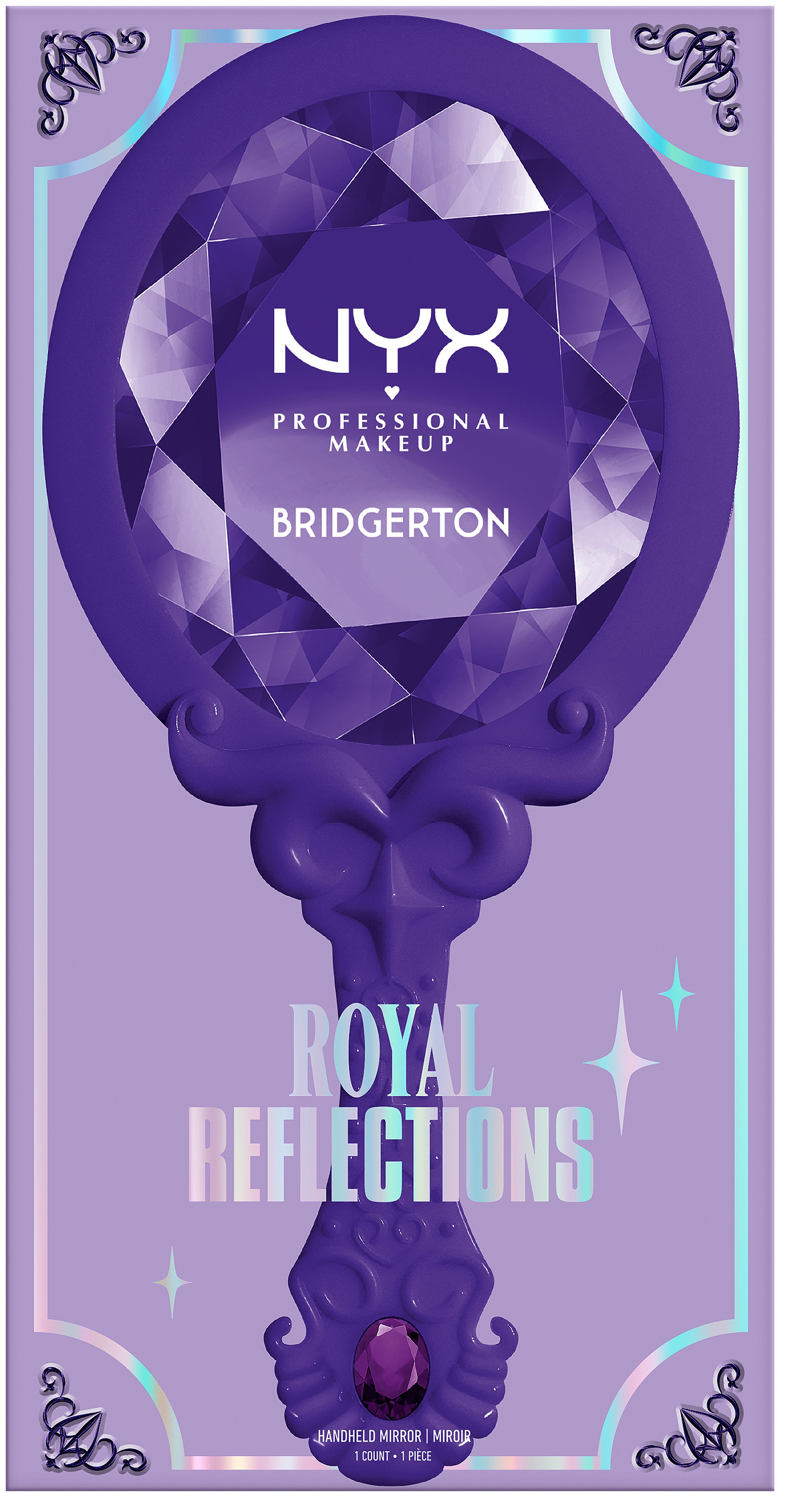 NYX PROFESSIONAL MAKEUP Schminkspiegel BRIDGERTION ROYAL REFLECTIONS, in limitierter Auflage – Bild 2 von 3