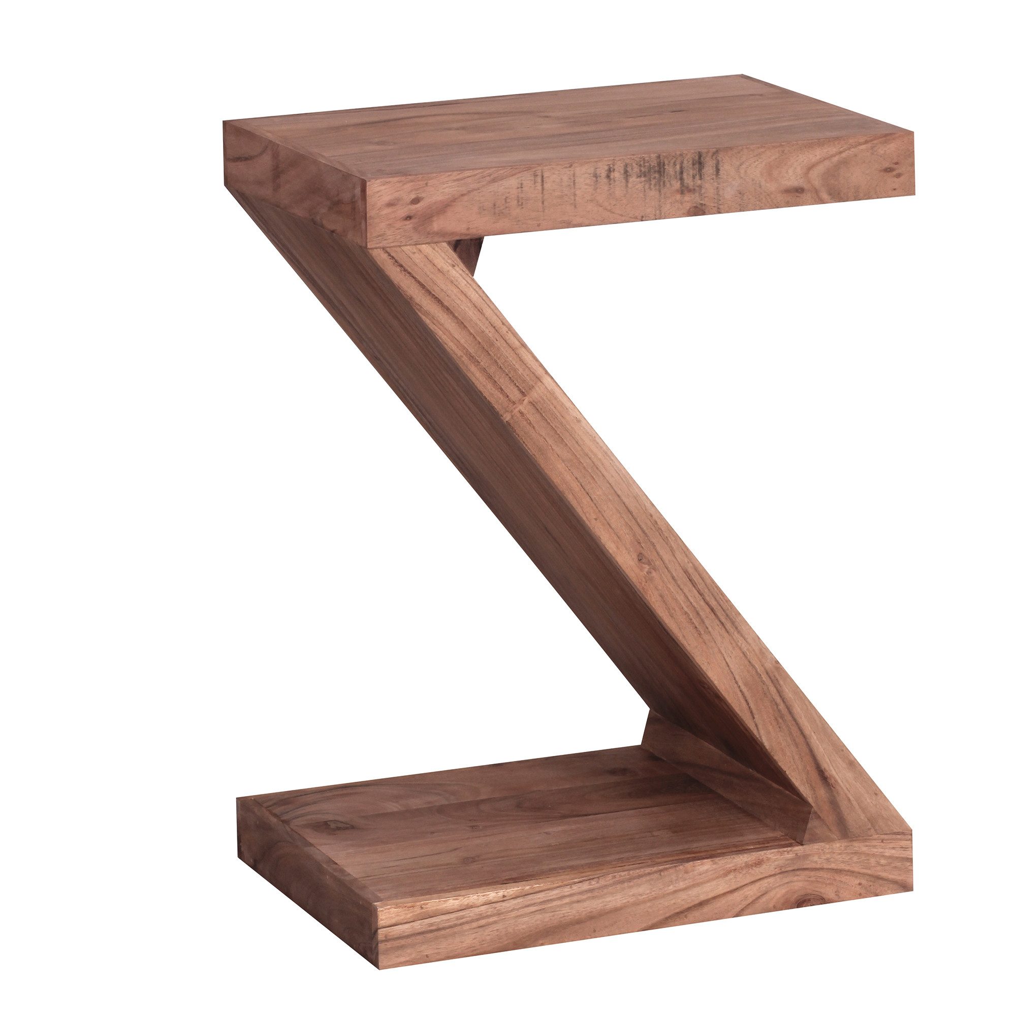 FINEBUY Beistelltisch SuVa2404_1 (MUMBAI Massivholz 60 günstig online kaufen