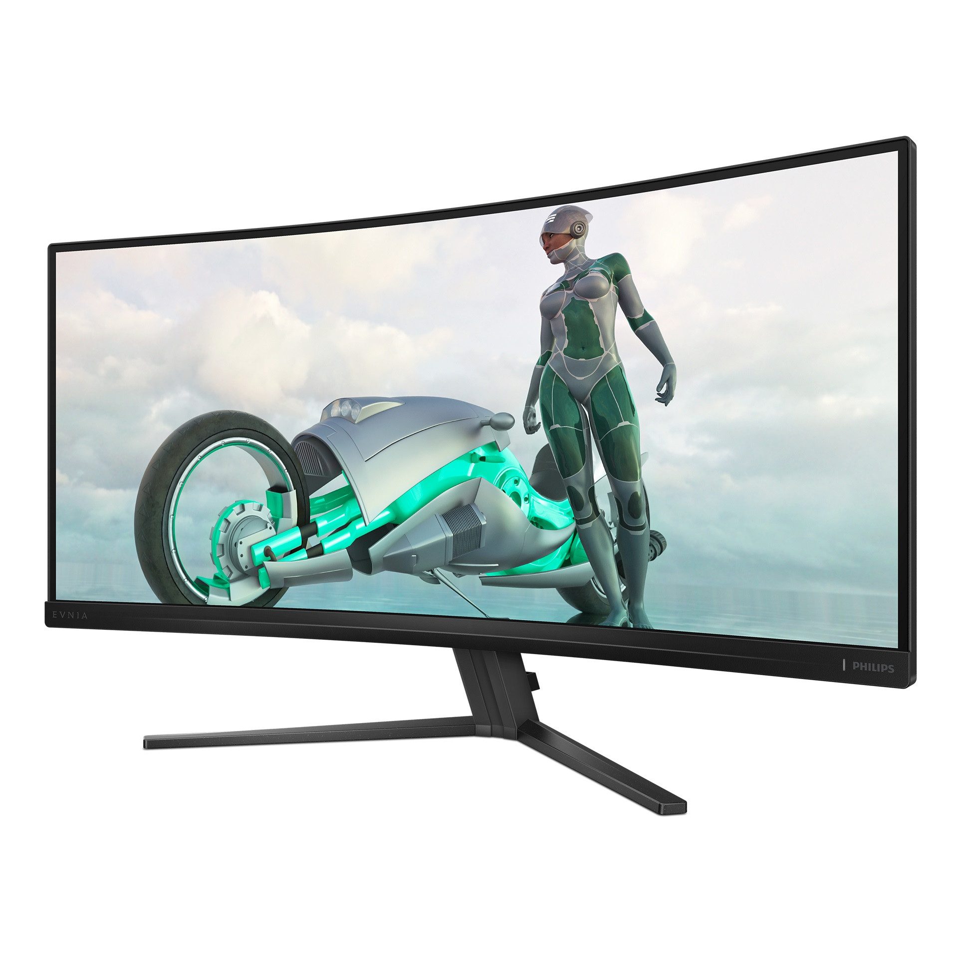 Philips 34M2C3500L Curved-Gaming-Monitor (86,4 cm/34 ", 3440 x 1440 px, WQHD, 0,5 ms Reaktionszeit, 180 Hz, VA LCD)