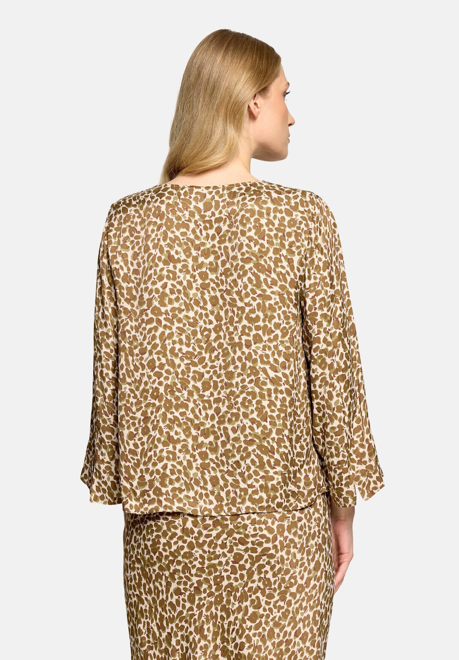 Betty Barclay Schlupfbluse Damen mit Leoprint – Bild 3 von 5