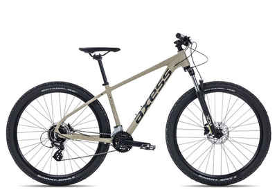 Axess Mountainbike DEBRIS, 16 Gang Shimano RD-M360 Acera 8 Schaltwerk, Kettenschaltung, MTB-Hardtail Herrenrad braun/beige