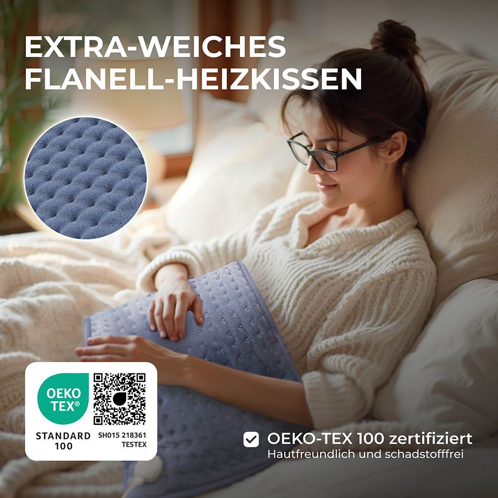 Bringer Heizkissen, Infrarot Wärmekissen mit Tiefenwärme & Abschaltautomatik