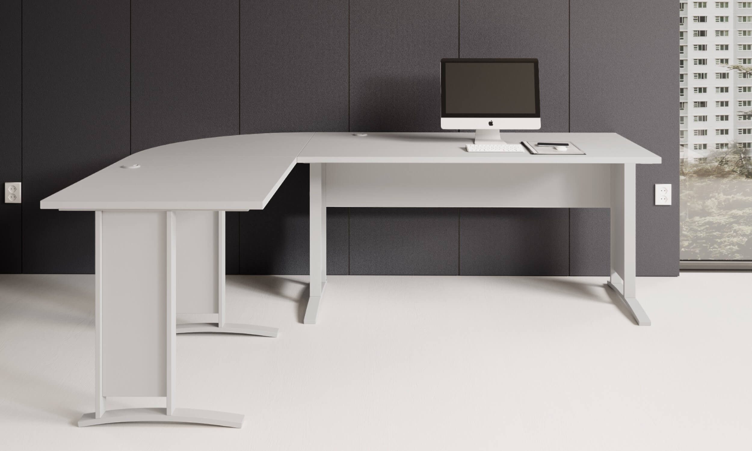 moebel-dich-auf Eckschreibtisch OFFICE LINE (in 2 günstig online kaufen