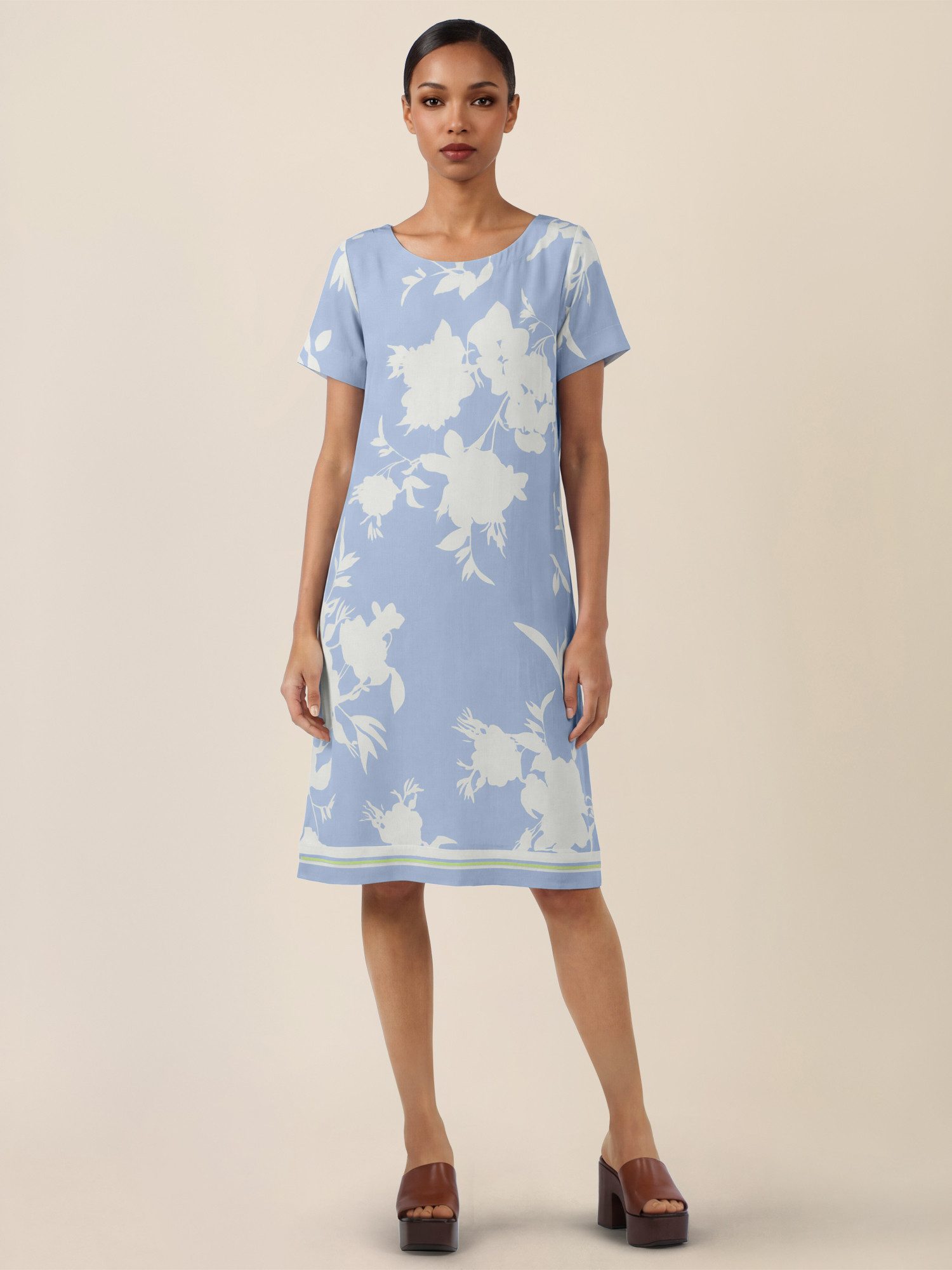 Apart Jerseykleid mit Blütenprint
