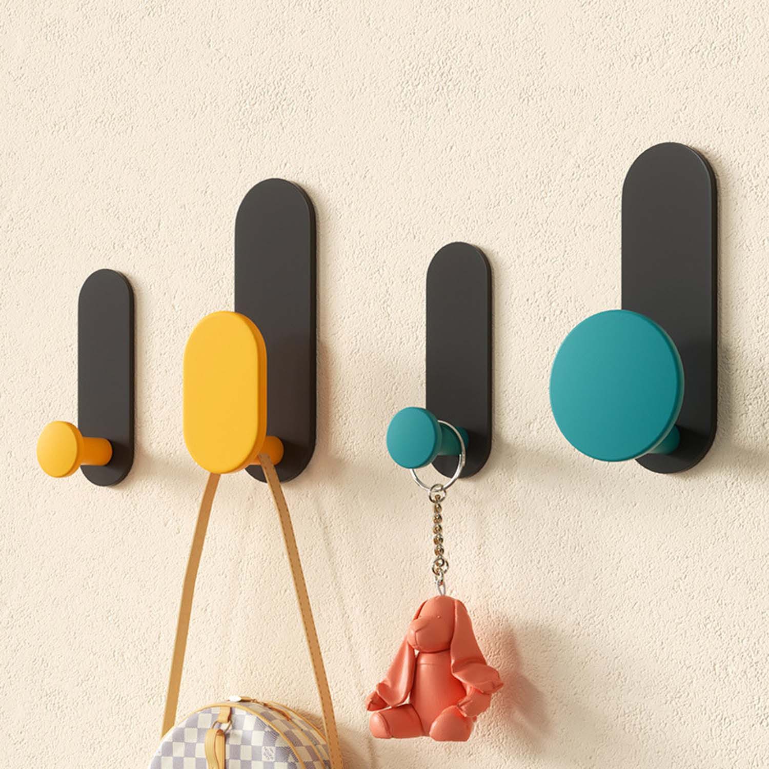 trends for living Шкафыhaken 4 Stück Haken Handtuchhaken Kleiderhaken Настенные крючки Stanzfreier Haken (4 St)