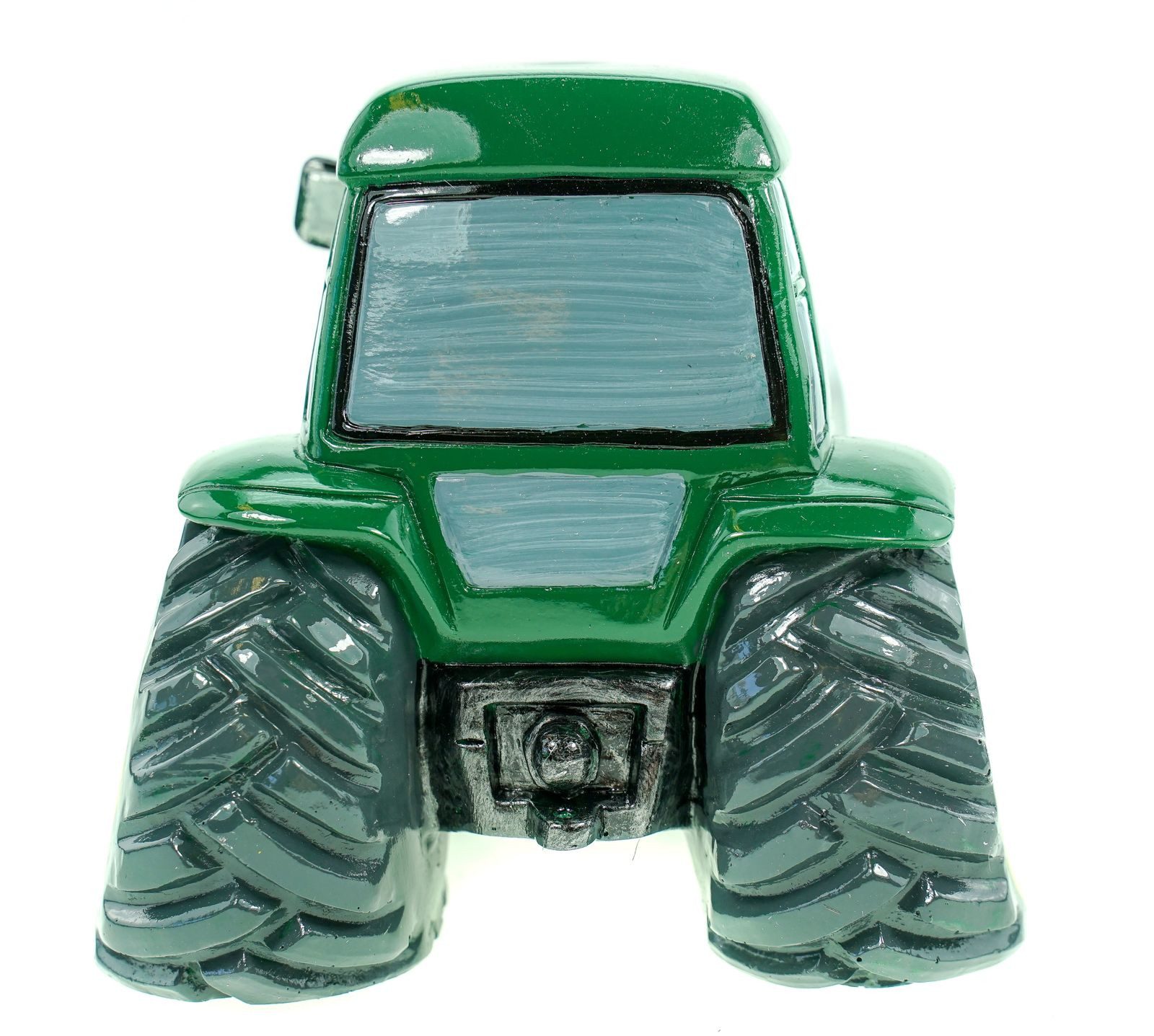 Kremers Schatzkiste Spardose Spardose Traktor grün Deko Sparschwein Figur Bauer Bauernhof – Bild 5 von 5