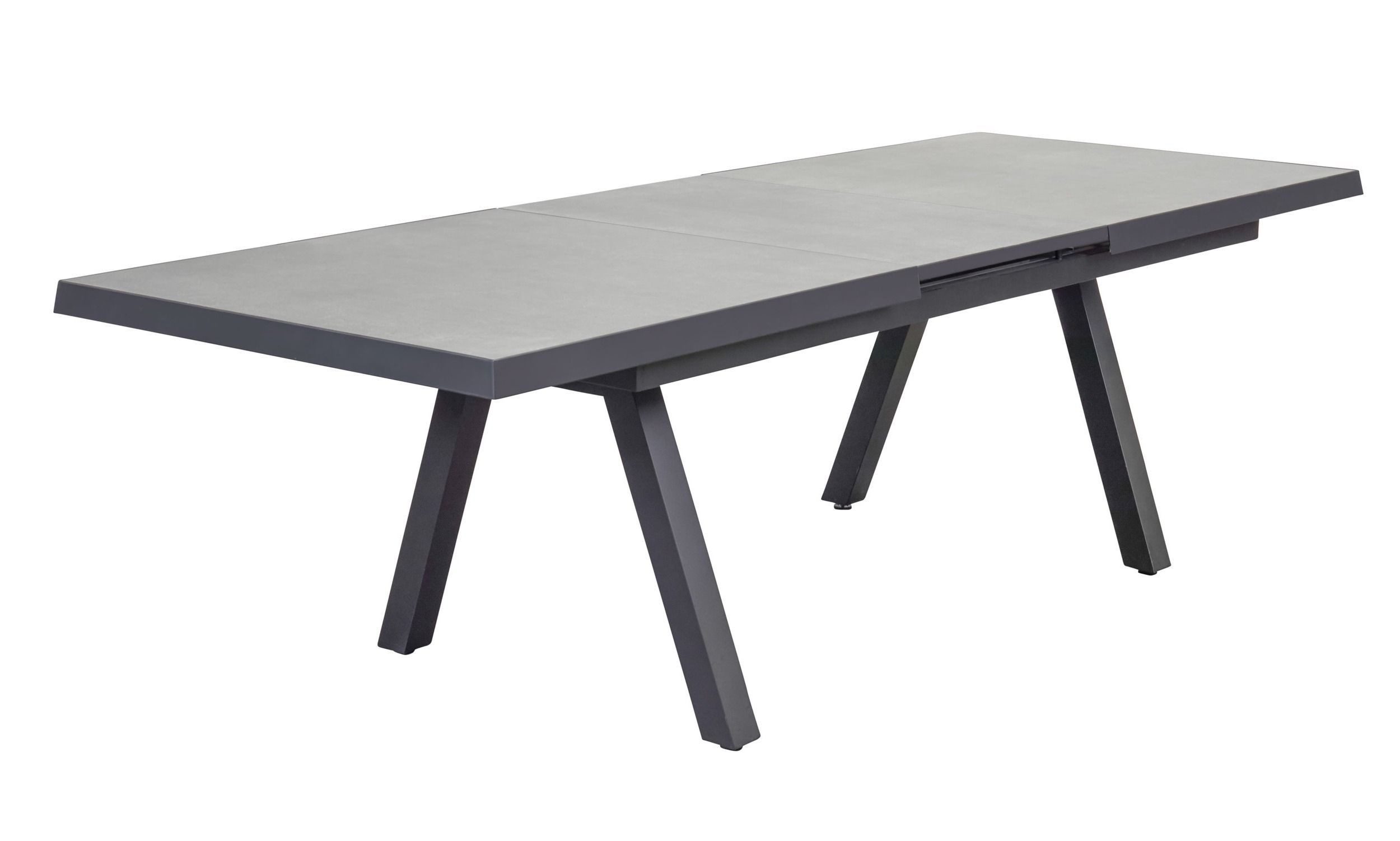 casa NOVA Gartentisch casa NOVA Ausziehtisch SONDRINO BHT 200x75x100 cm grau