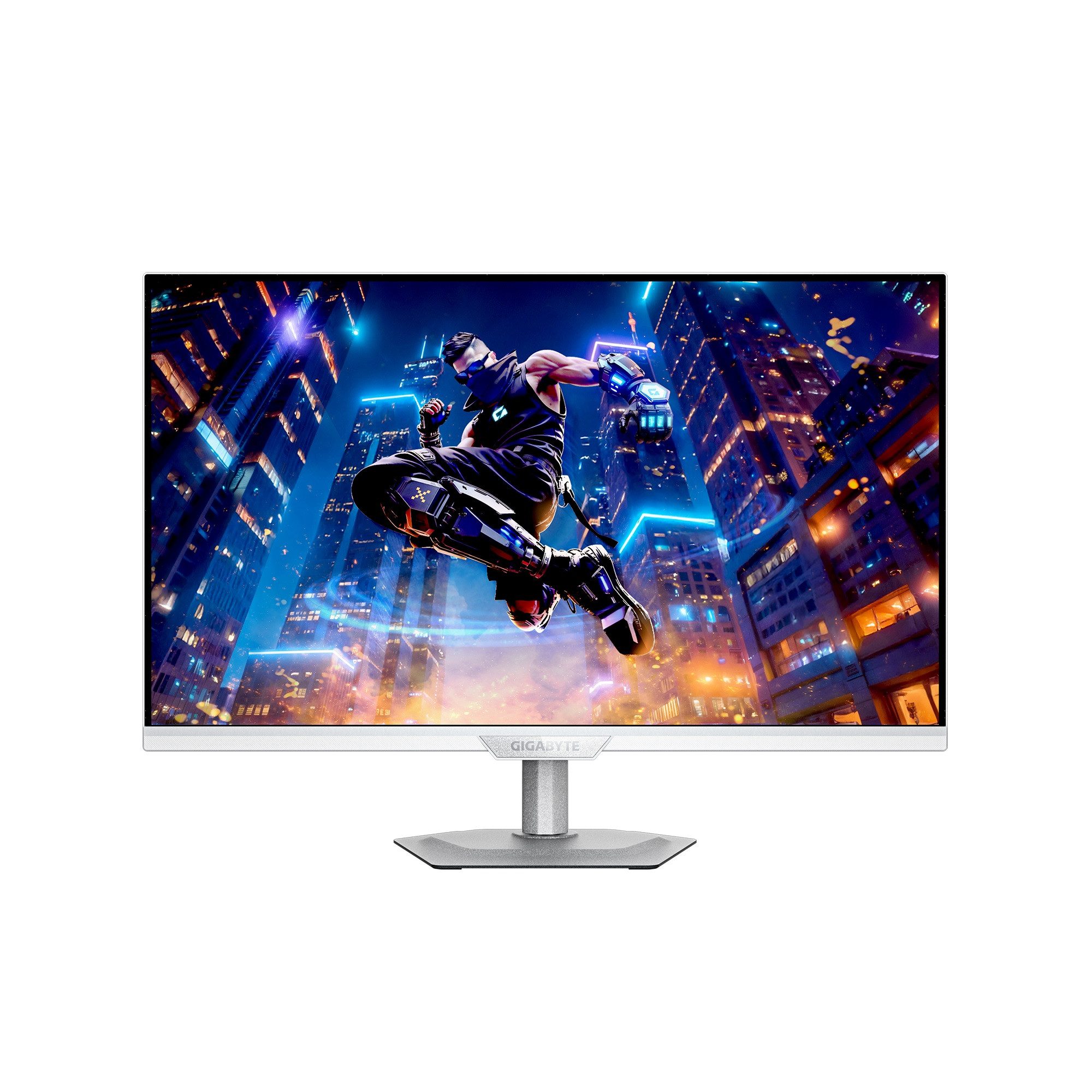 Gigabyte M27UP ICE Gaming-Monitor (68,5 cm/27 ", 3840 x 2160 px, UHD, 1 ms Reaktionszeit, 160 Hz, IPS, dreh-, neig-, schwenk-, höhenverstellbar, Lautsprecher)