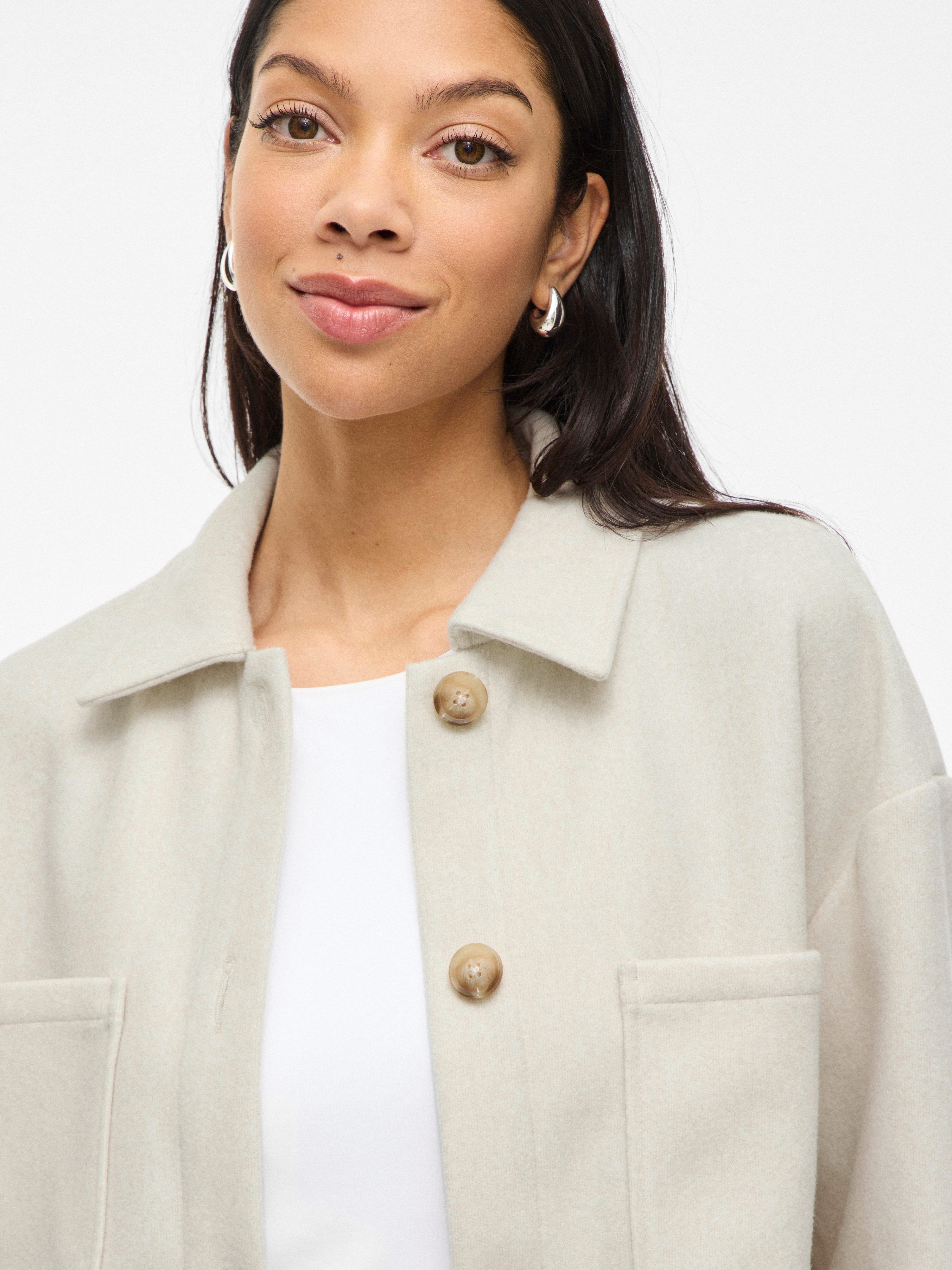 Vila Hemdjacke VIKIMMI SHIRT L/S JACKET - NOOS