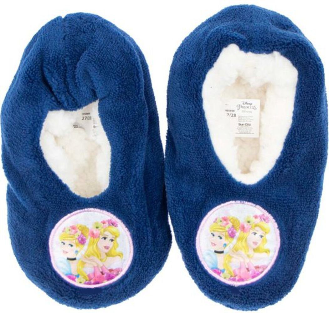 Disney Princess Disney Prinzessinnen Hausschuhe Footies warm + weich Gr.25 bis 32 Plüsch Hausschuhe