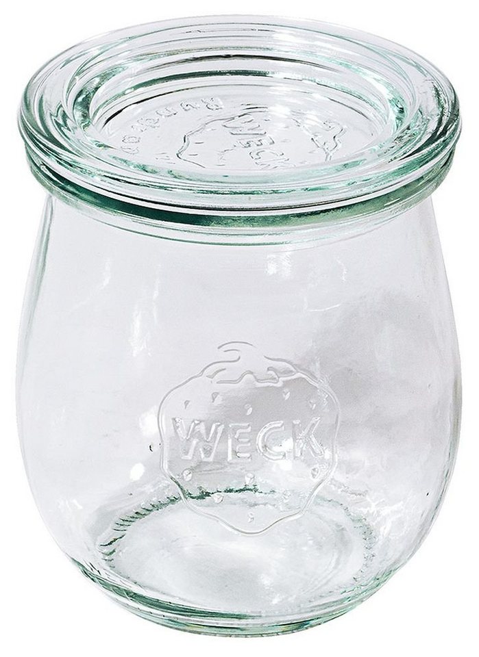 Contacto Einmachglas, Glas, (Set, 12-tlg), 12 Stück Weck Tulpenglas 220 ml  Einmachglas Ø6 cm