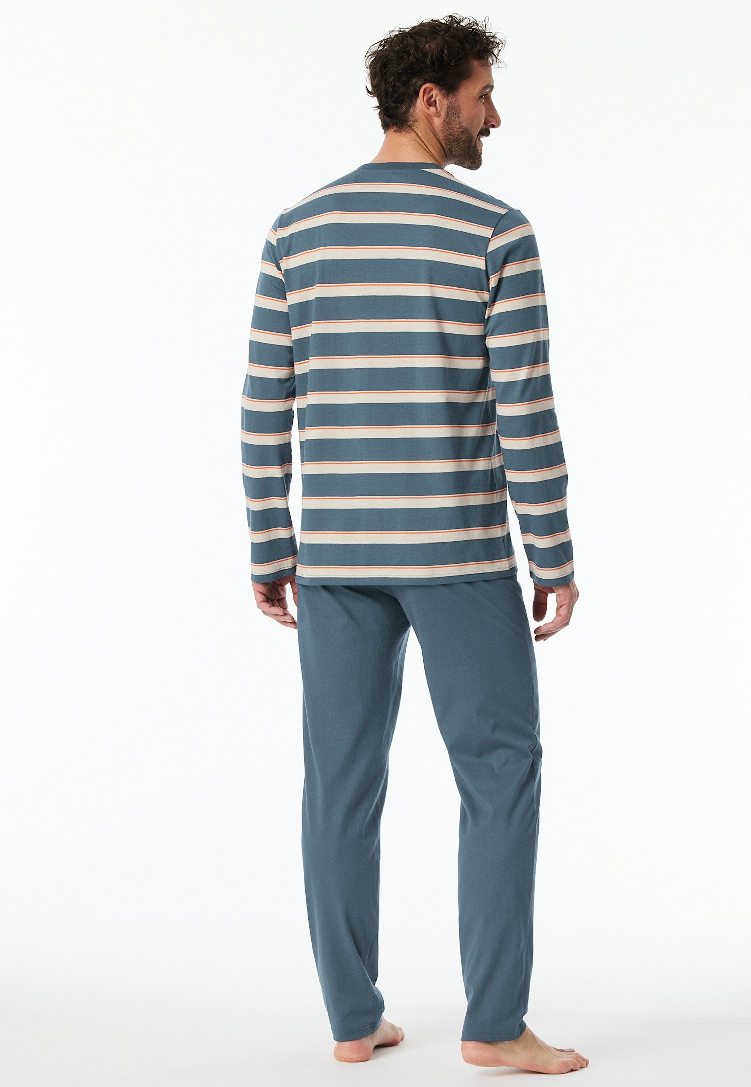 Schiesser Pyjama Schlafanzug lang