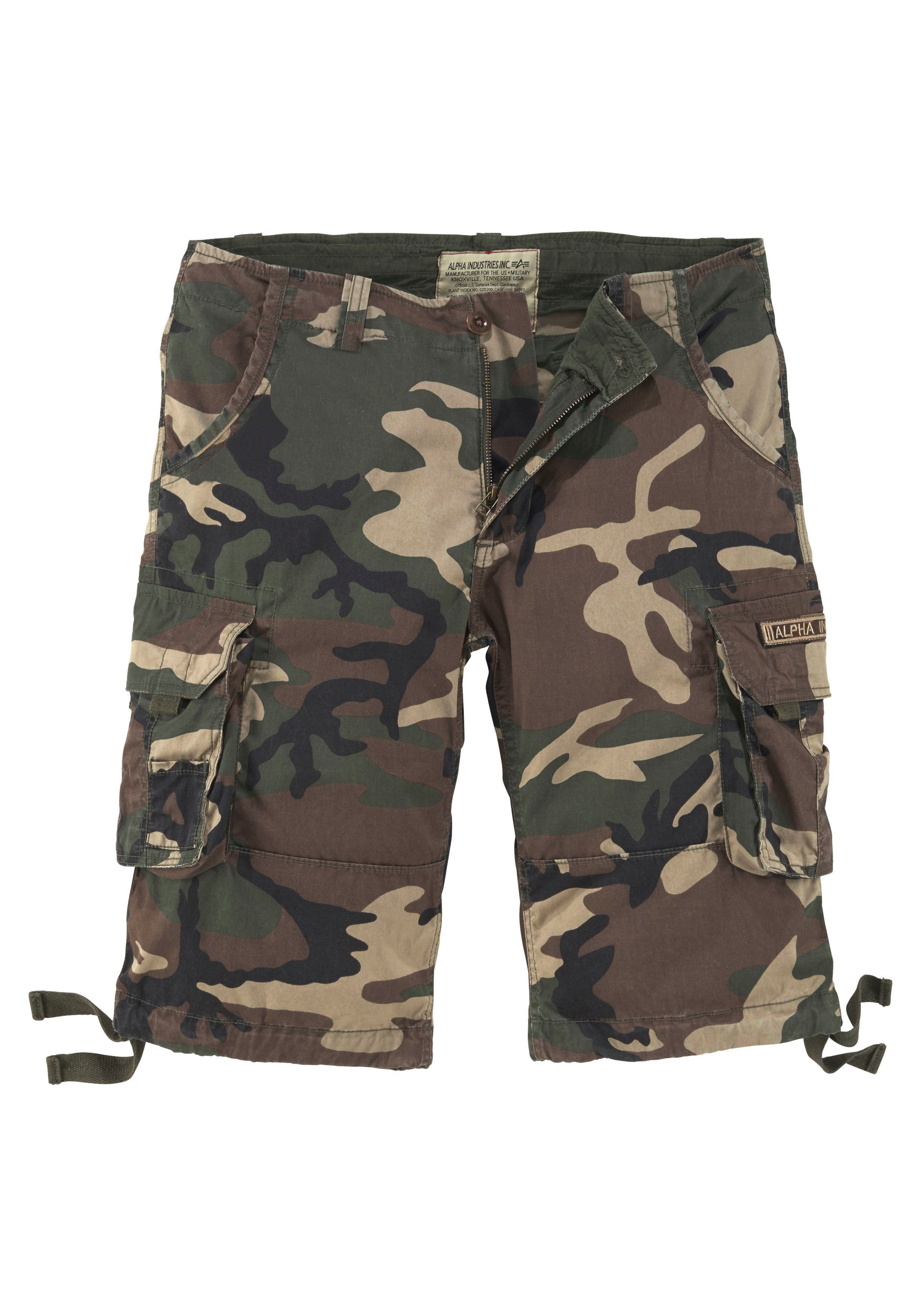 Jet Short tarnfarben Industries Alpha Cargobermudas