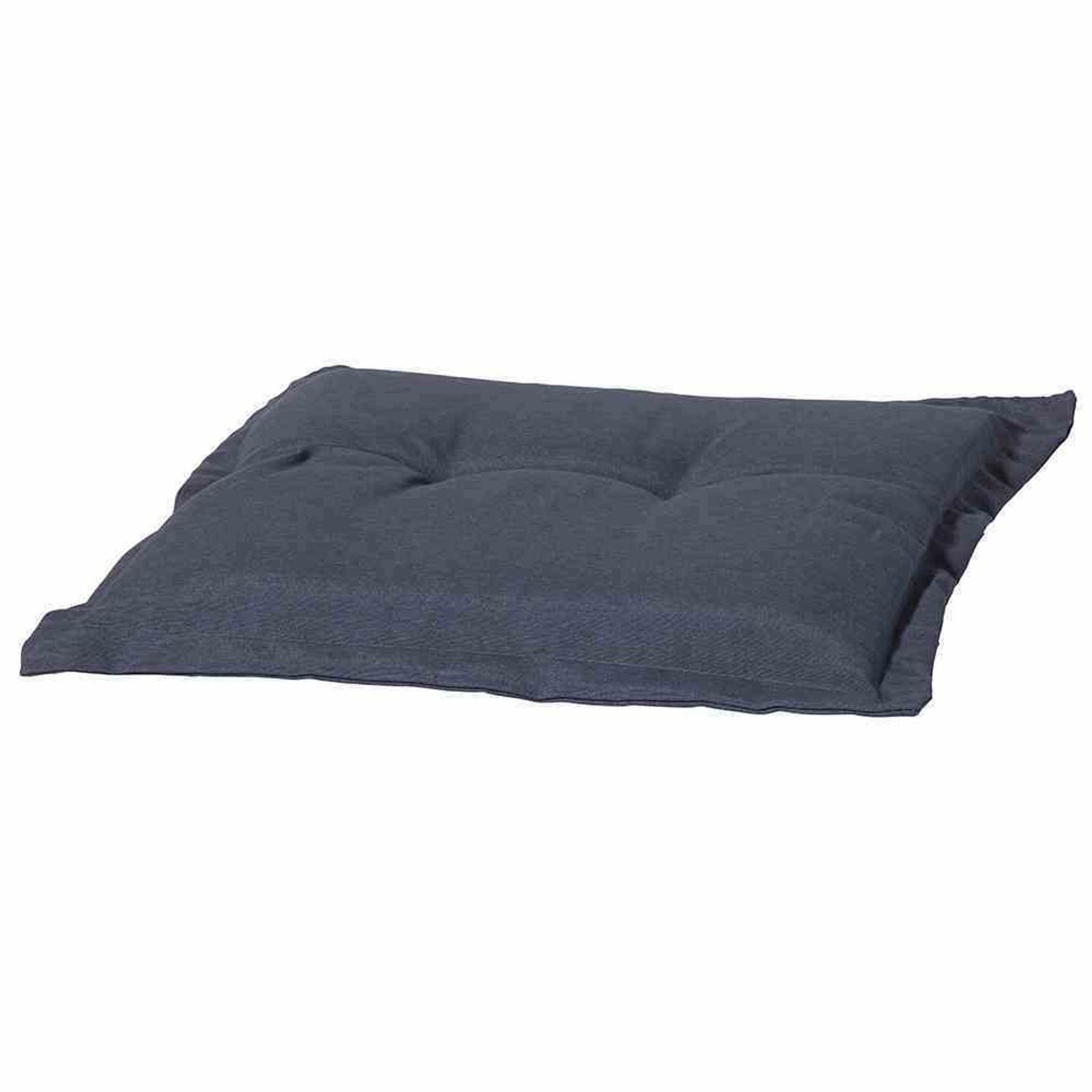 Madison Polsterauflage Panama grau, Auflage zu Hocker 50% Baumwolle / 45% Polyester