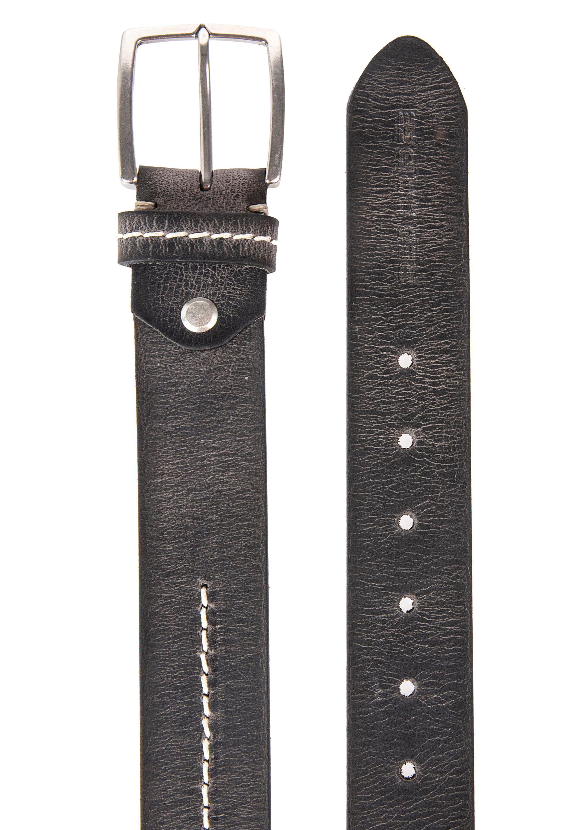 RedBridge Ledergürtel mit Kontrastnaht – Stilvoller Gürtel im Vintage-Look