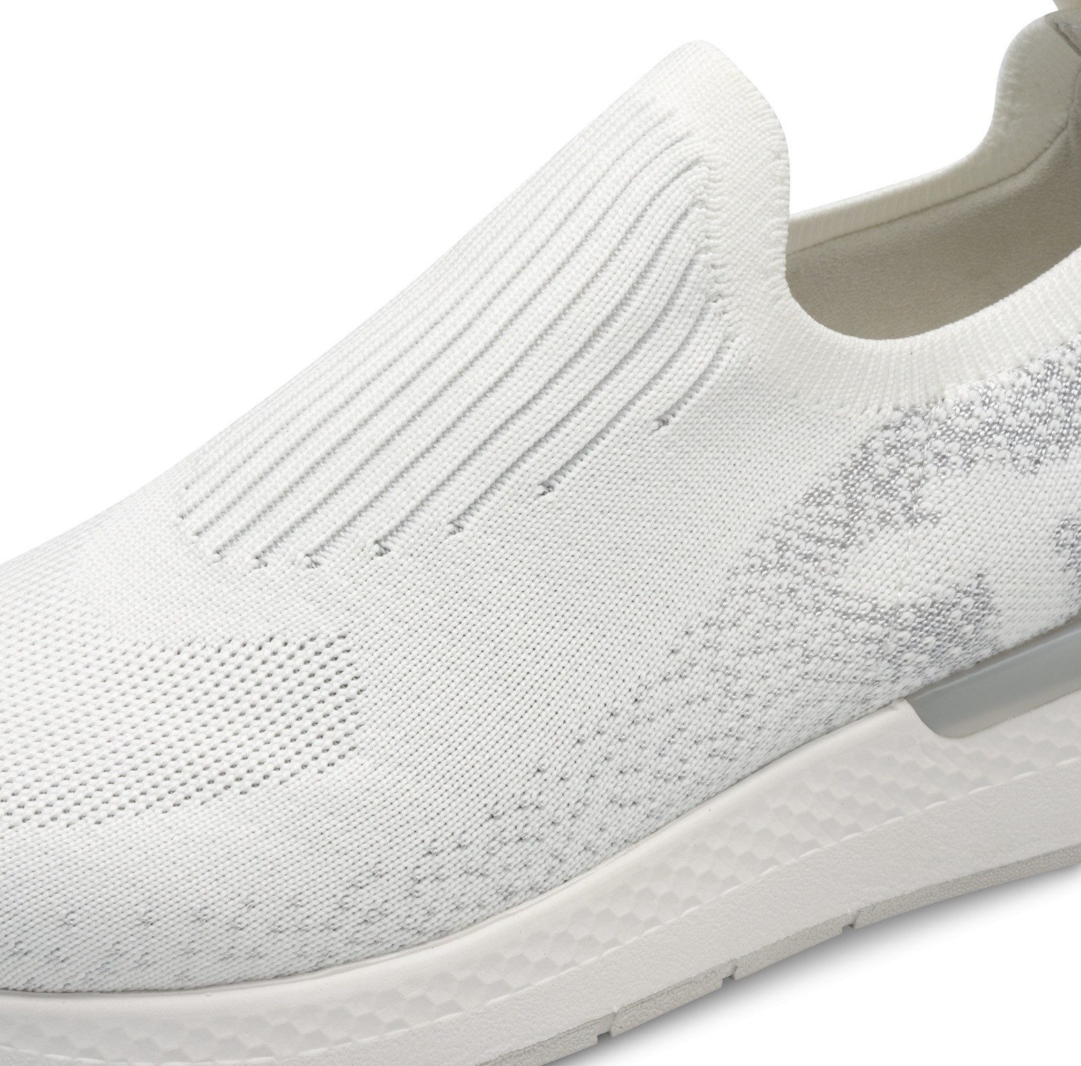 Tamaris Slip-On Sneaker, Keilsneaker, Slipper, Freizeitschuh, Halbschuh mit T-Logoschriftzug