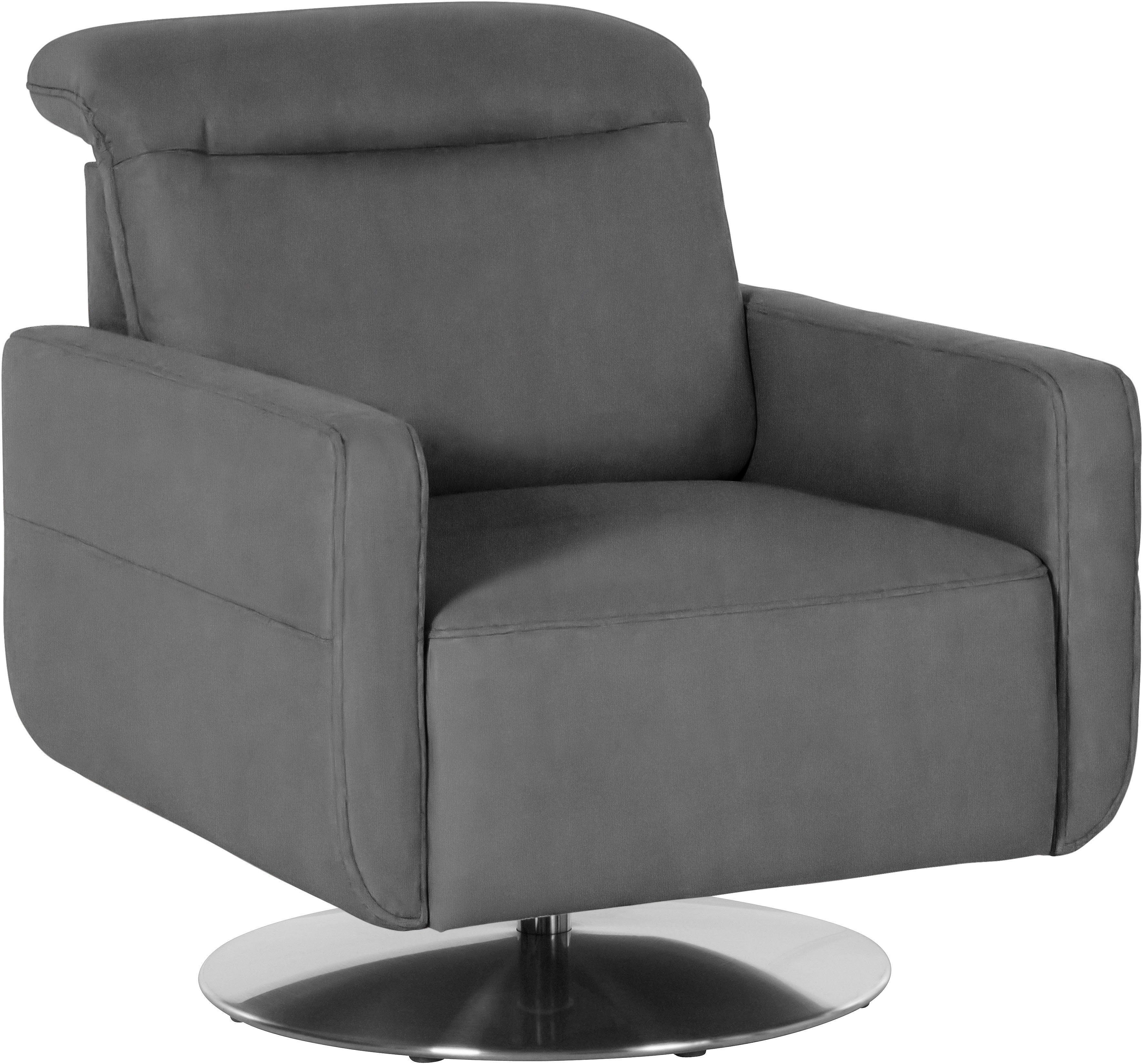 sit&more Drehsessel Gizeh, inklusive Kopfteilverstellung, mit günstig online kaufen