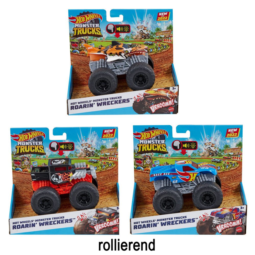 Mattel® Spielzeug-Monstertruck Hot Wheels Monster Trucks 1:43 mit Licht & Sound