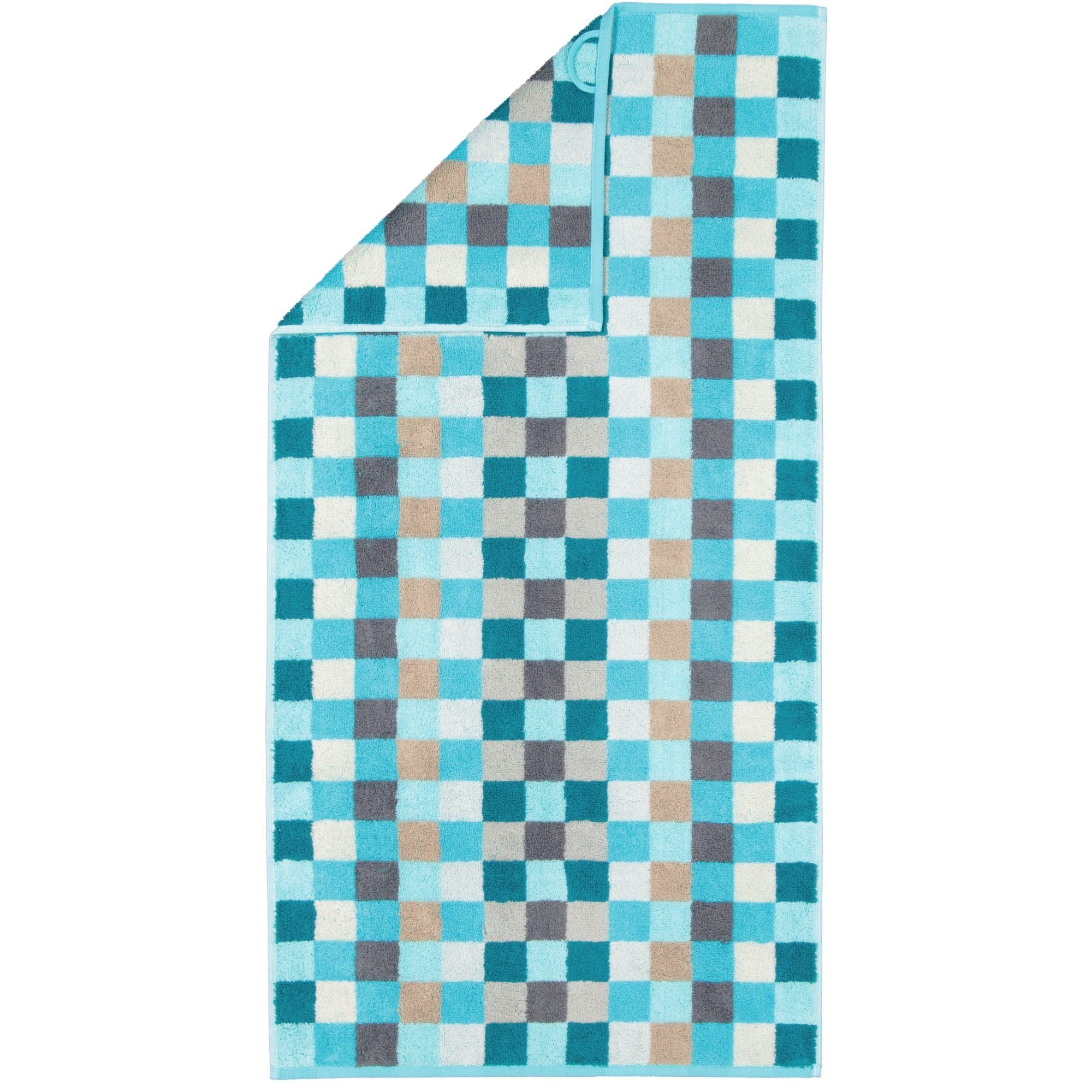 Cawö Handtuch Handtuch "Unique Karo", Jacquard, günstig online kaufen