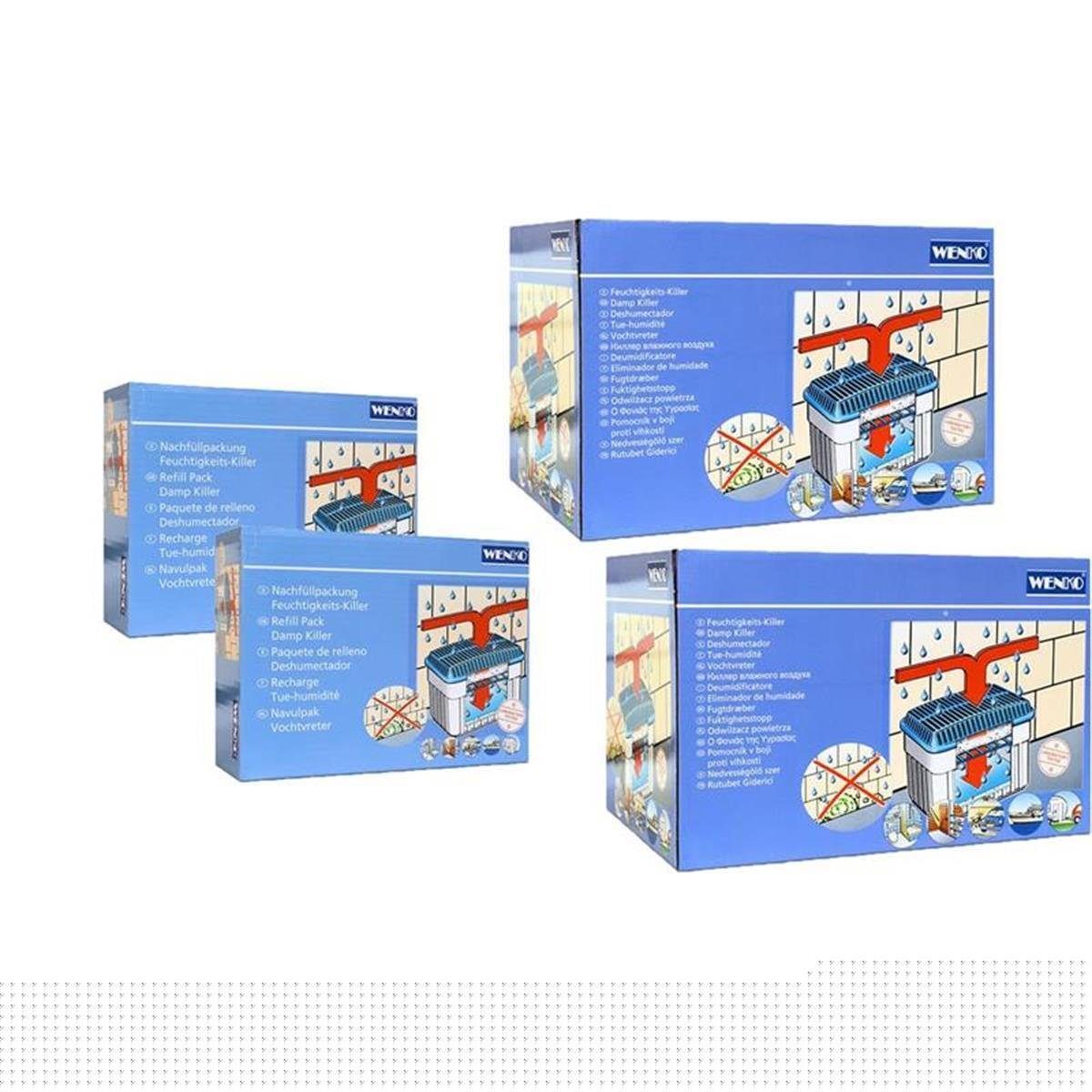 WENKO Feuchtigkeitskiller 2 Kg Luftentfeuchter - Blau/Weiß for sale online