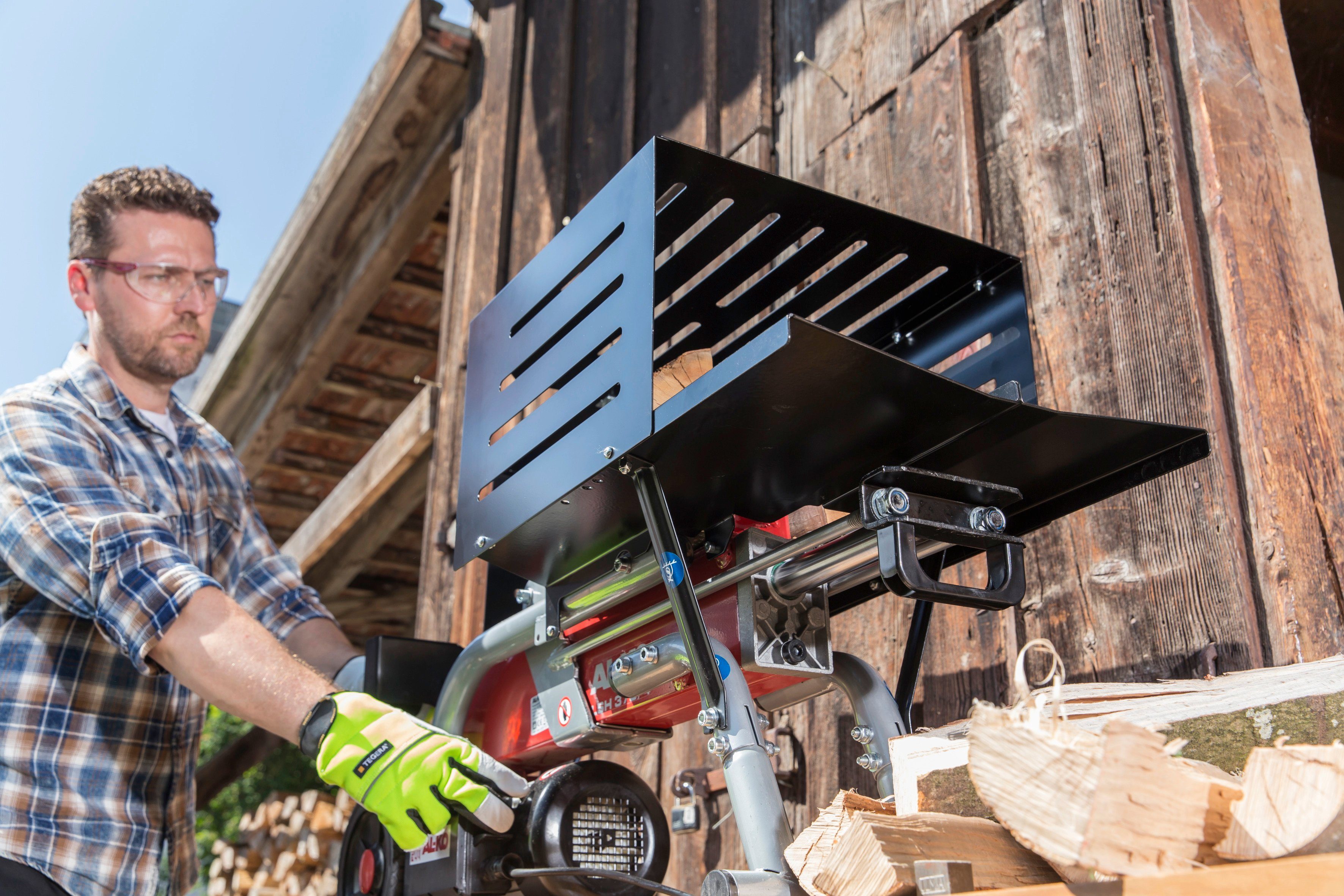 AL-KO Elektroholzspalter LSH 370/4, Spaltgutlänge bis 37 cm, Spaltgutdurchmesser bis 25 cm