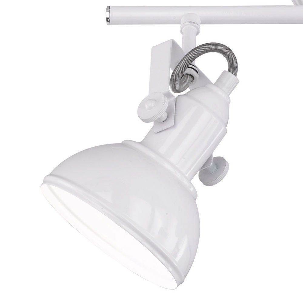 Flammig Deckenlampe 2 Leuchtmittel etc-shop Deckenleuchte weiß LED Strahler inklusive, Deckenspot, nicht