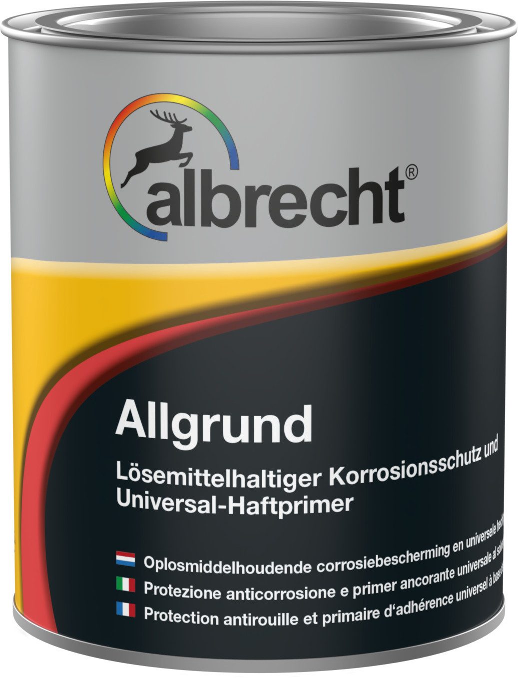Lack Albrecht Universalgrundierung Allgrund Silbergrau 0,75L Haftgrund Vorlack Universal-Haftprimer