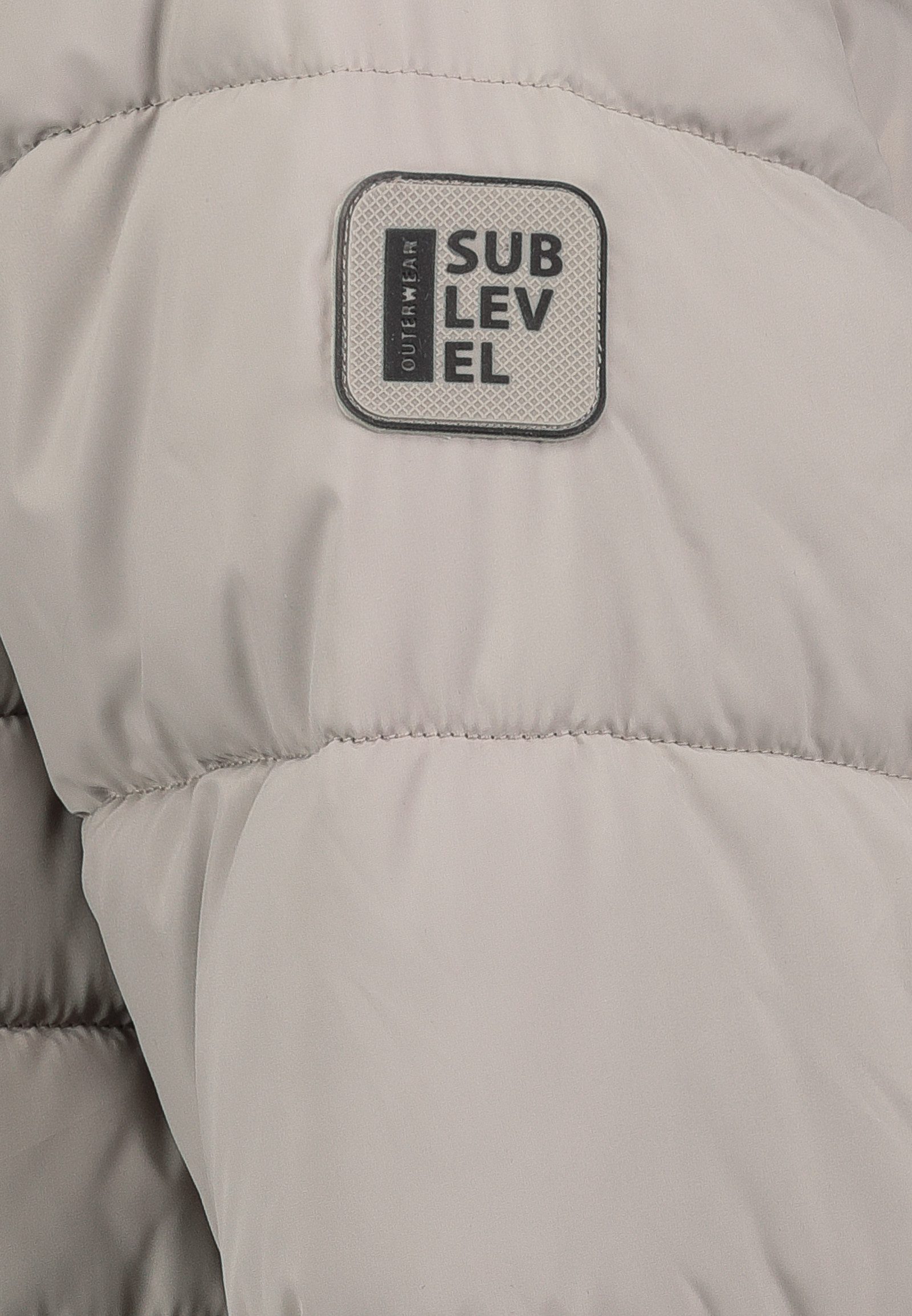 SUBLEVEL Steppmantel Winter Jacke Parka Steppjacke Steppmantel Wintermantel Lange Mantel