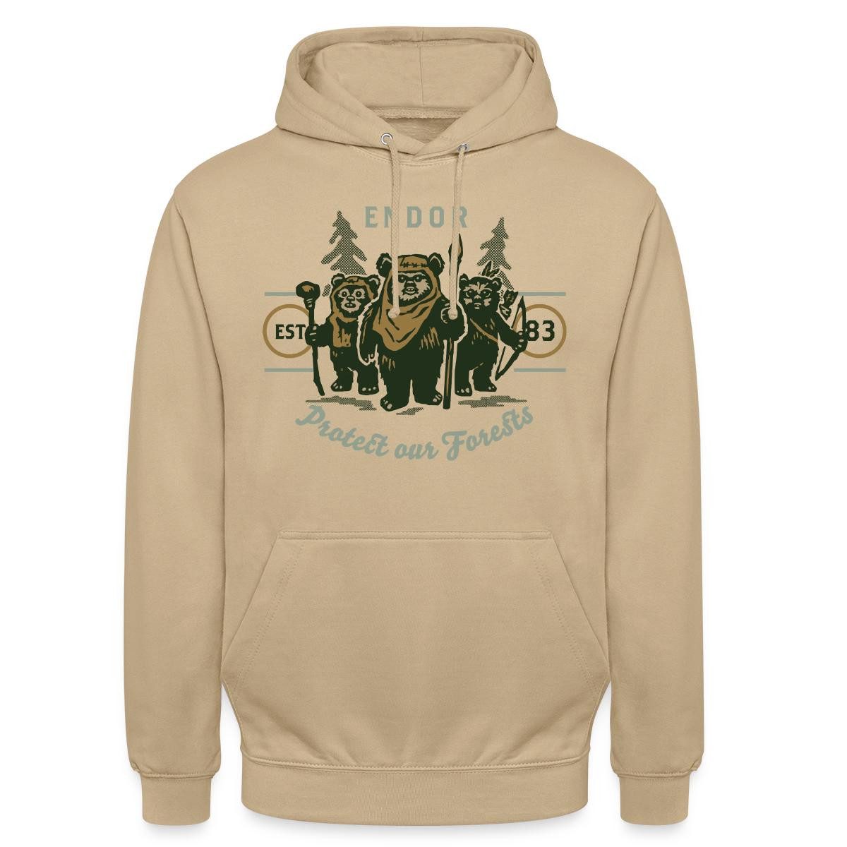 Hoodie Star Wars Endor Protect Our Forests Unisex Hoodie
